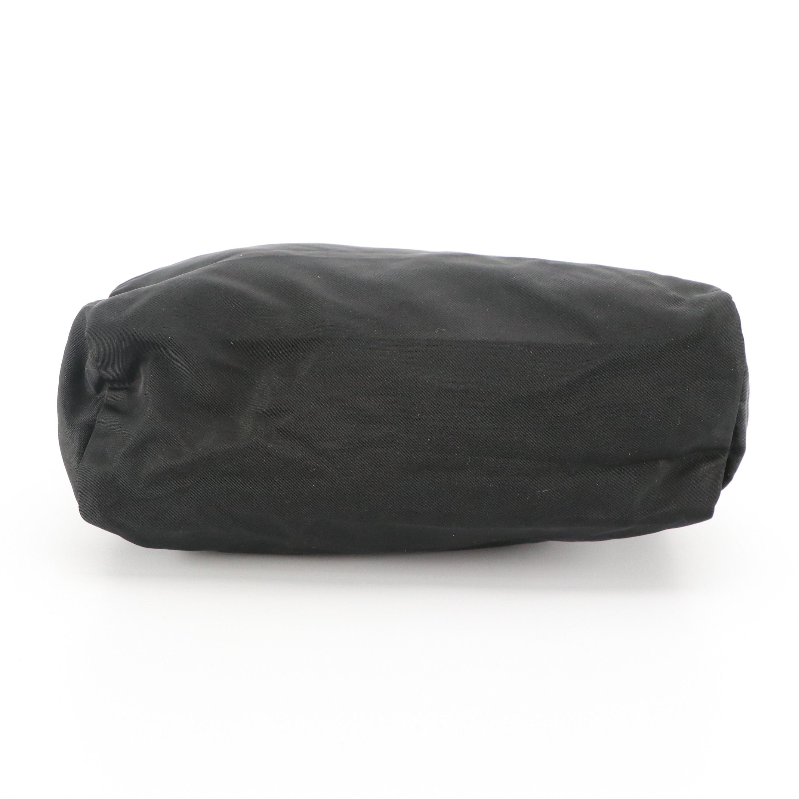 Prada Zip Pouch in Black Tessuto Nylon