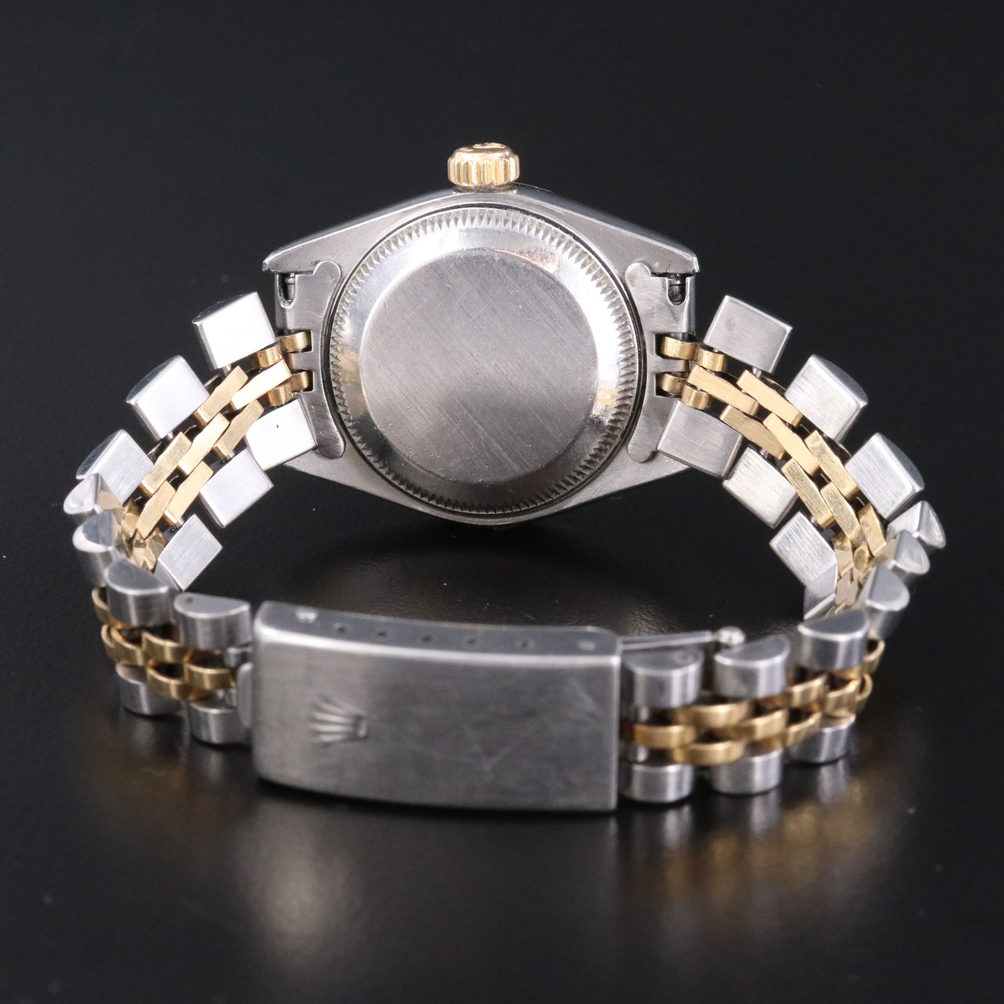 1993 - 1994 Rolex White Roman Index Dial Two Tone Datejust 69173 Watch