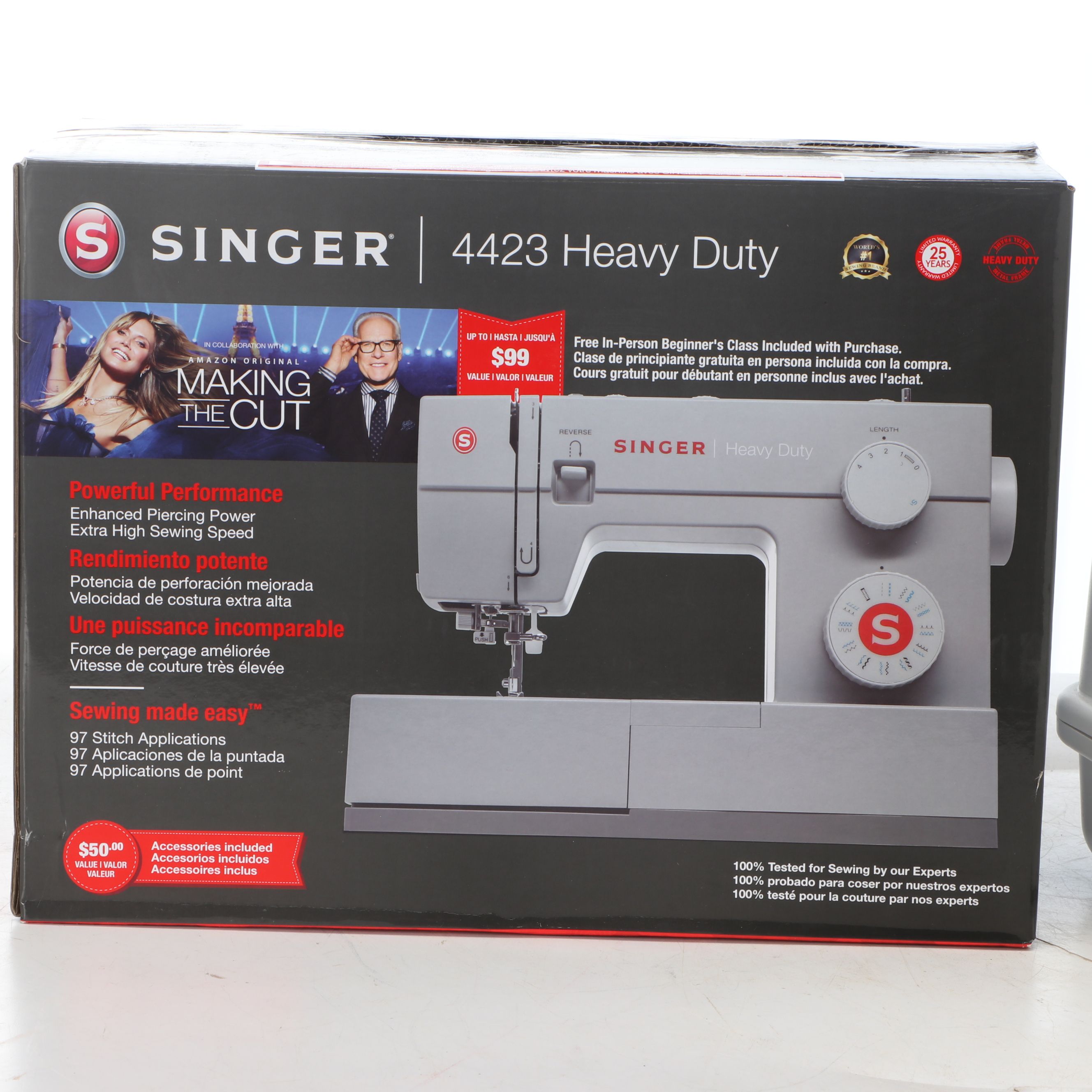 Singer Heavy Duty Sewing Machine with Case