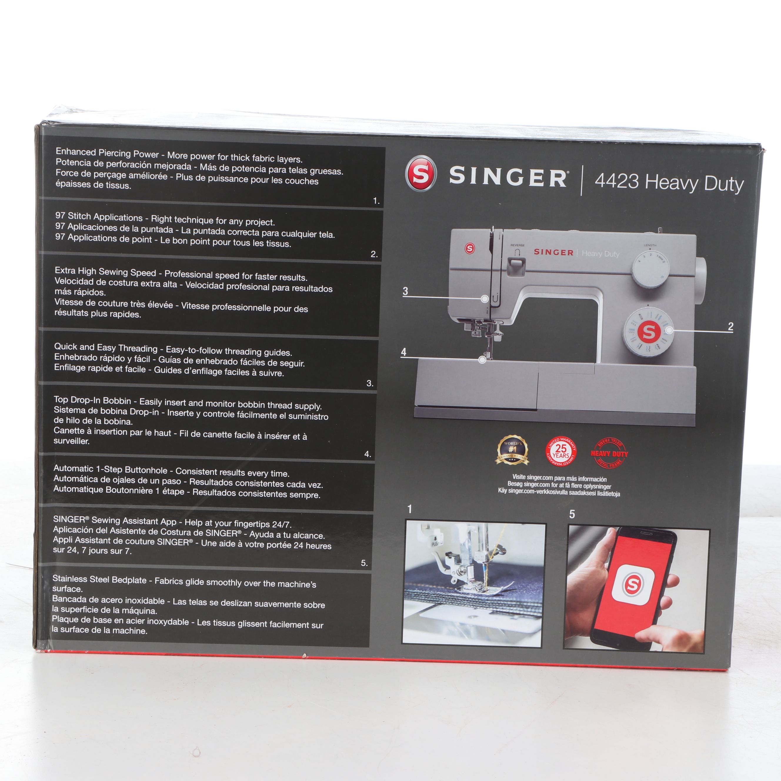 Singer Heavy Duty Sewing Machine with Case