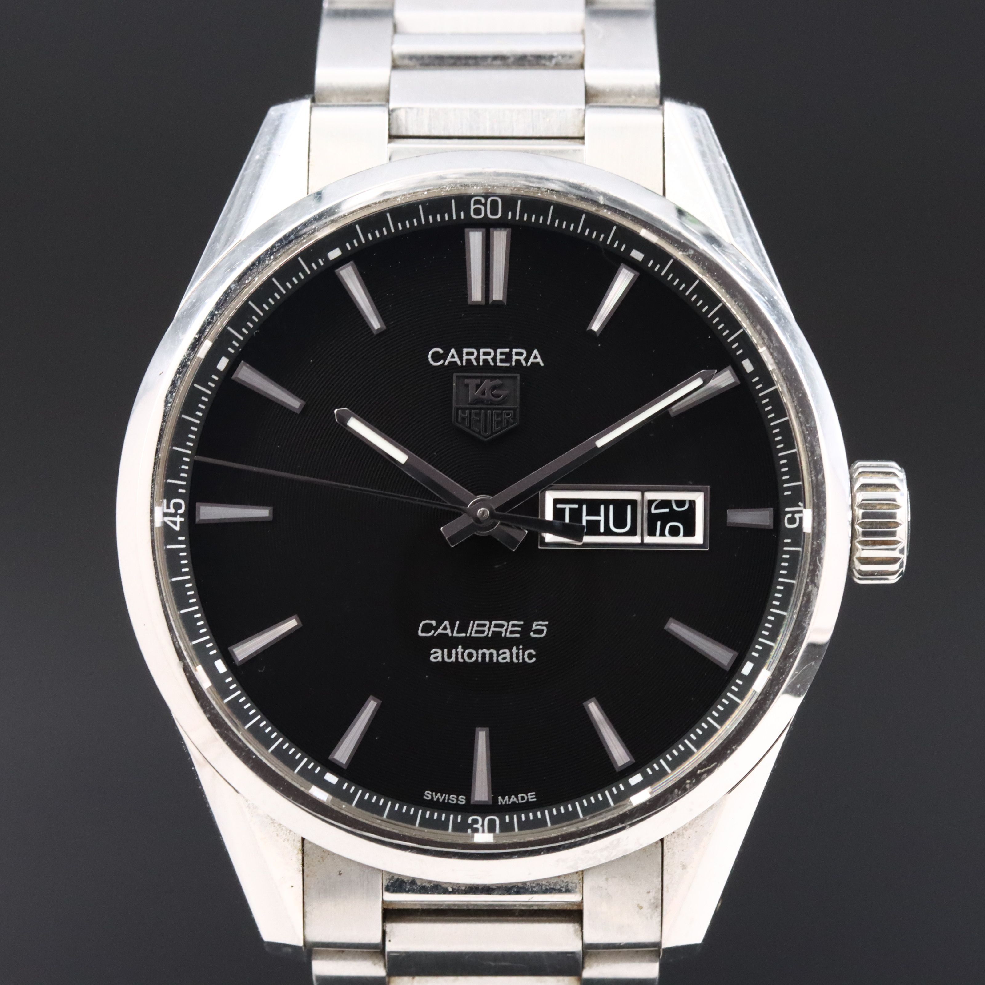 TAG Heuer Carrera Calibre 5 Day-Date Watch