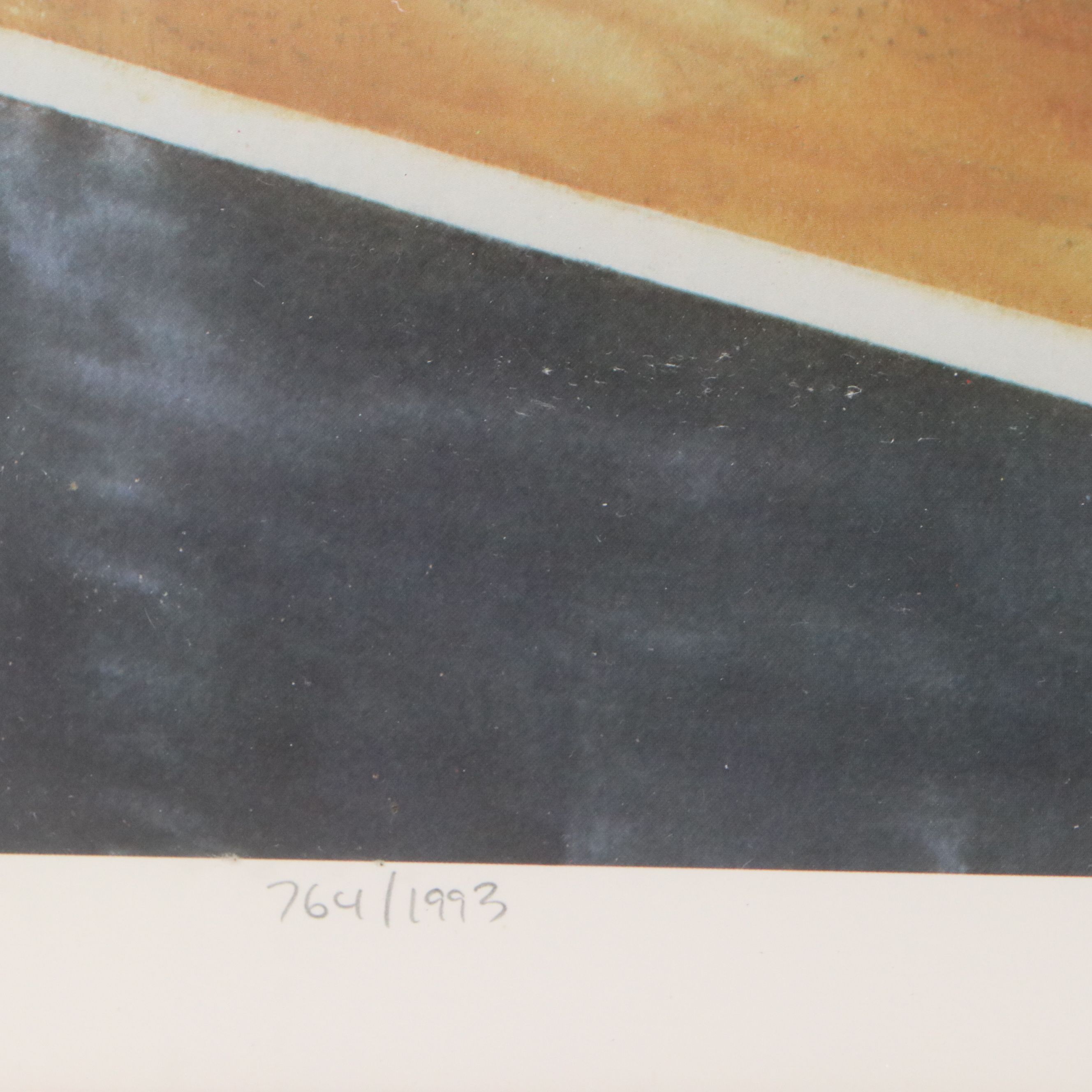 Stanley Silver College Basketball Themed Offset Lithograph, 1993