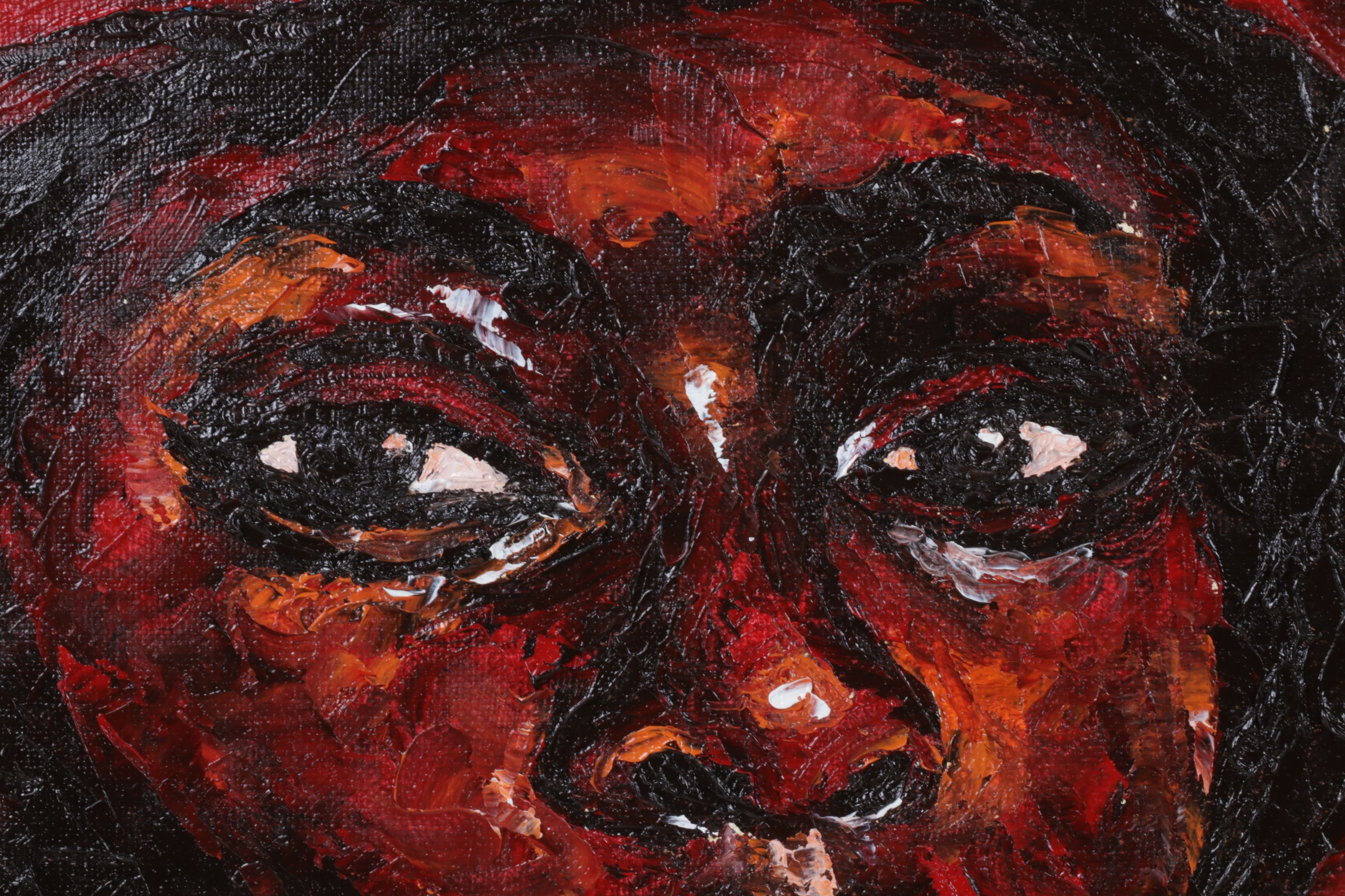 Oluwakemi Omowaire Oil Portrait "Ajagun Obinrin", Early 21st Century