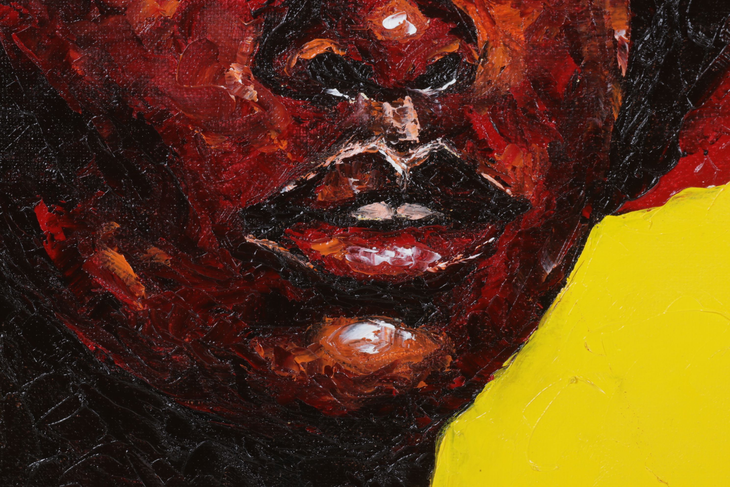 Oluwakemi Omowaire Oil Portrait "Ajagun Obinrin", Early 21st Century