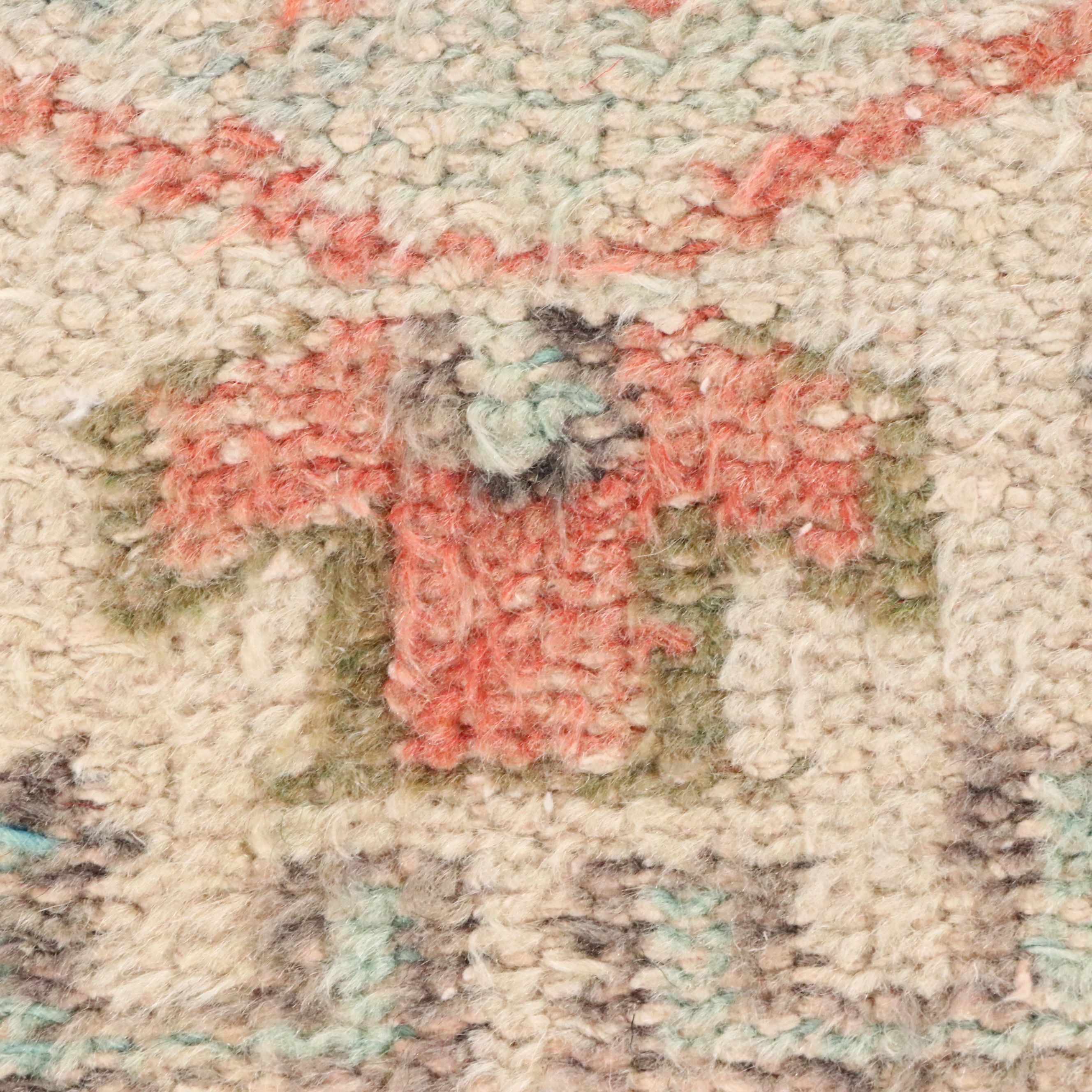 2'11 x 11'5 Hand-Knotted Turkish Oushak Carpet Runner