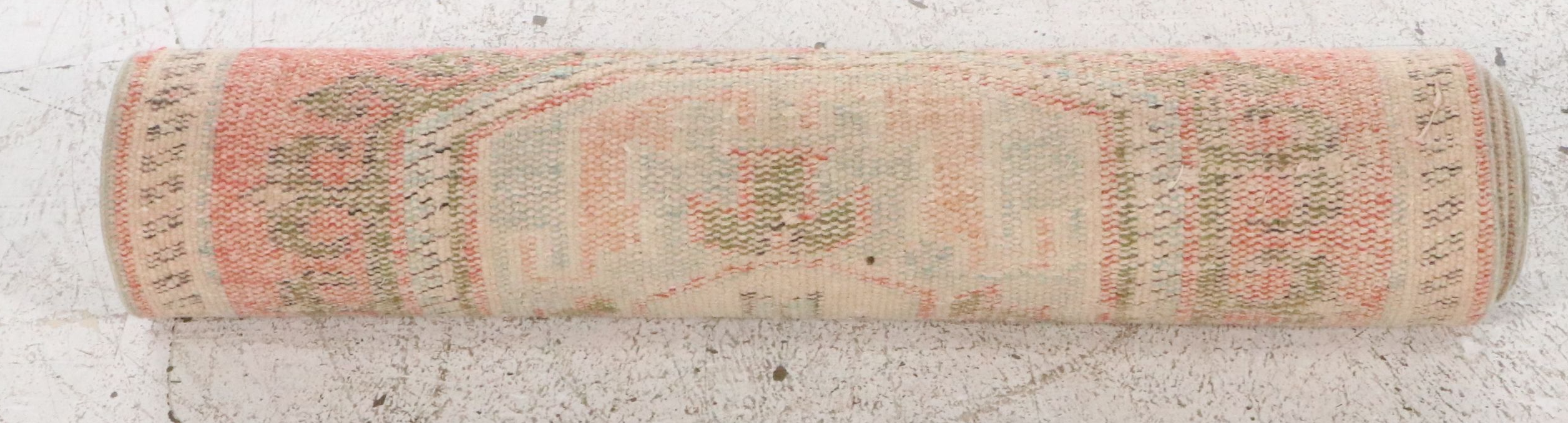 2'11 x 11'5 Hand-Knotted Turkish Oushak Carpet Runner