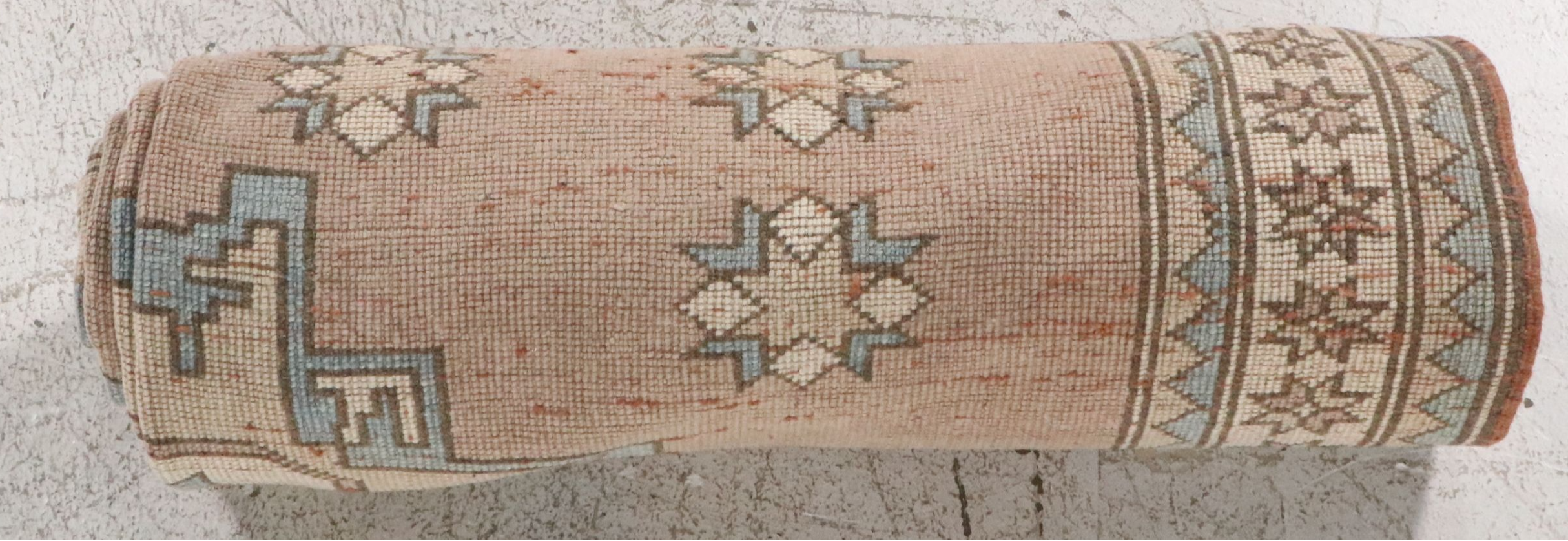 4'7 x 7' Hand-Knotted Turkish Oushak Area Rug