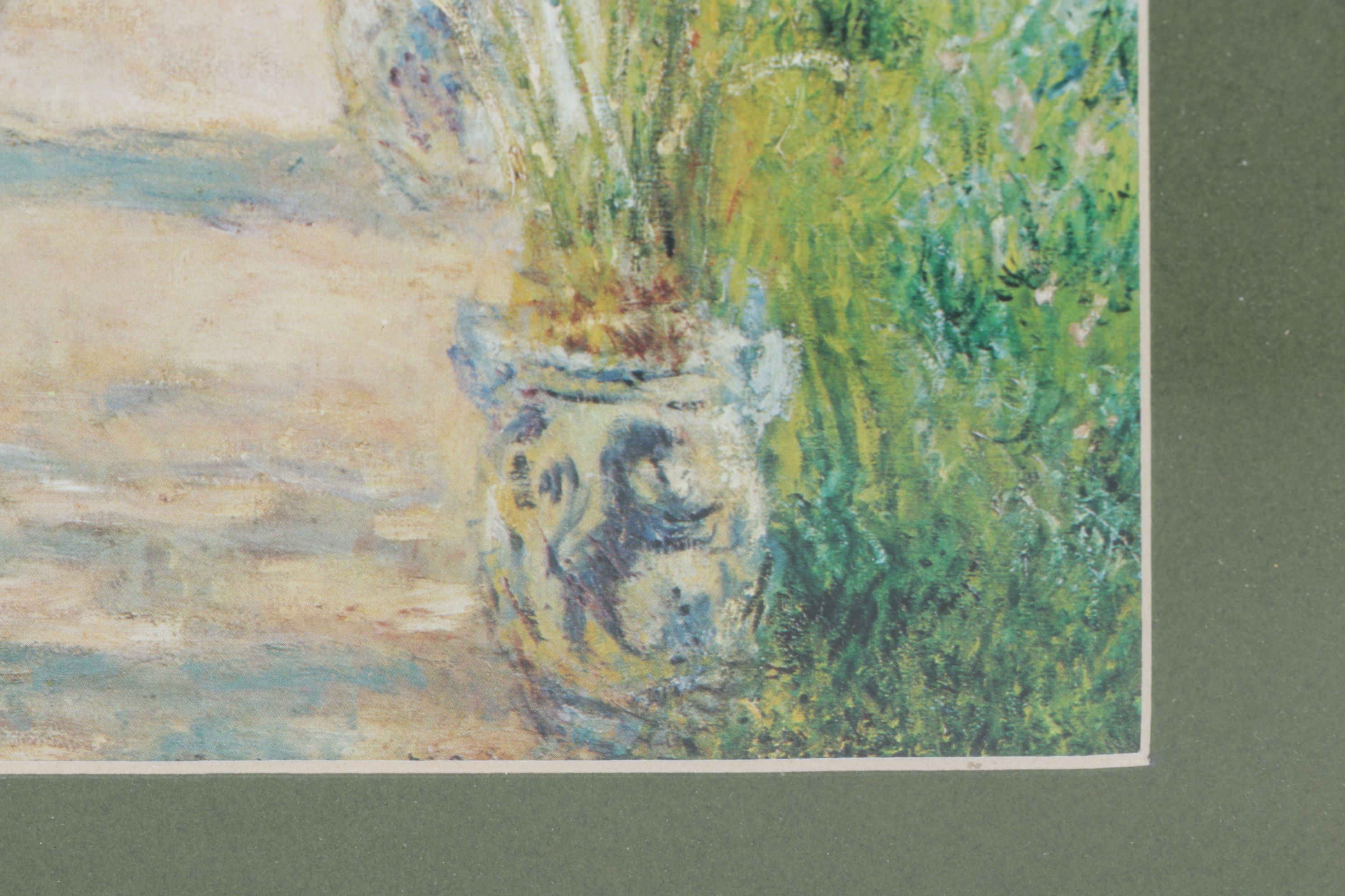 Offset Lithograph After Claude Monet "The Artist's Garden at Vetheuil"
