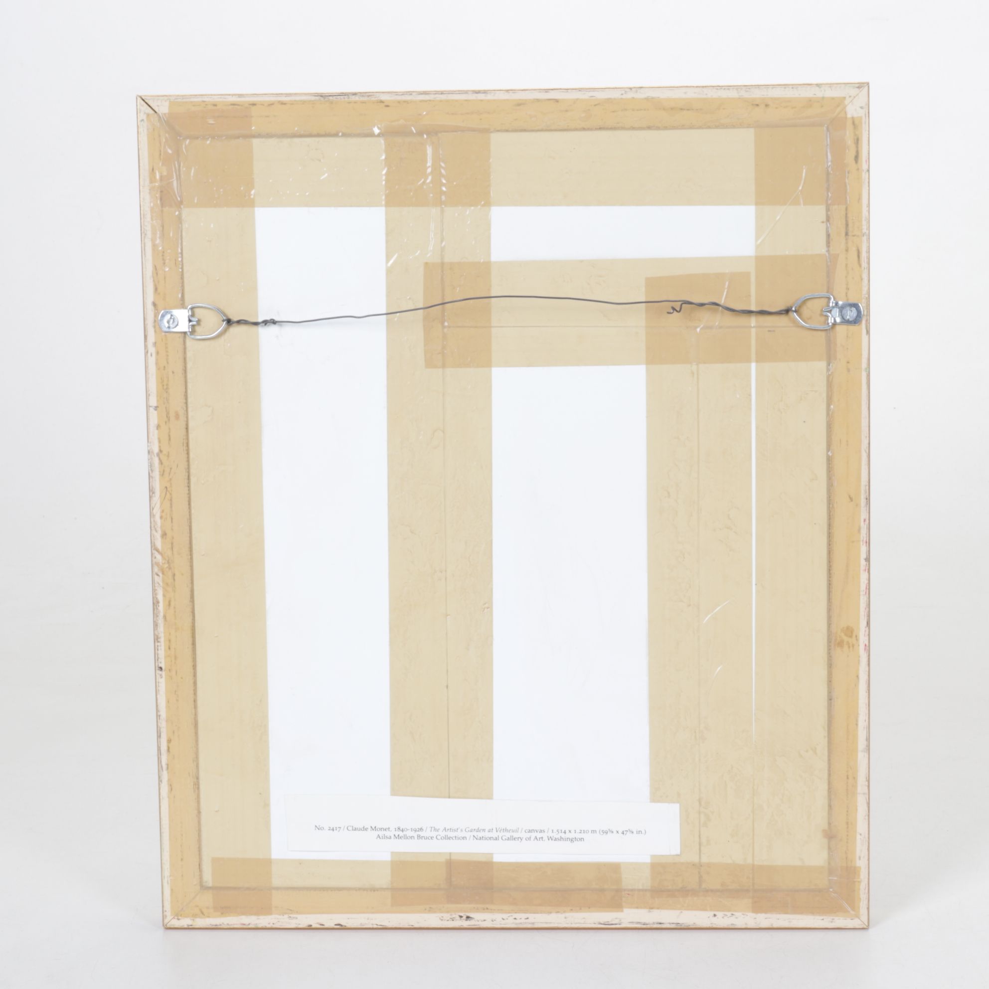 Offset Lithograph After Claude Monet "The Artist's Garden at Vetheuil"