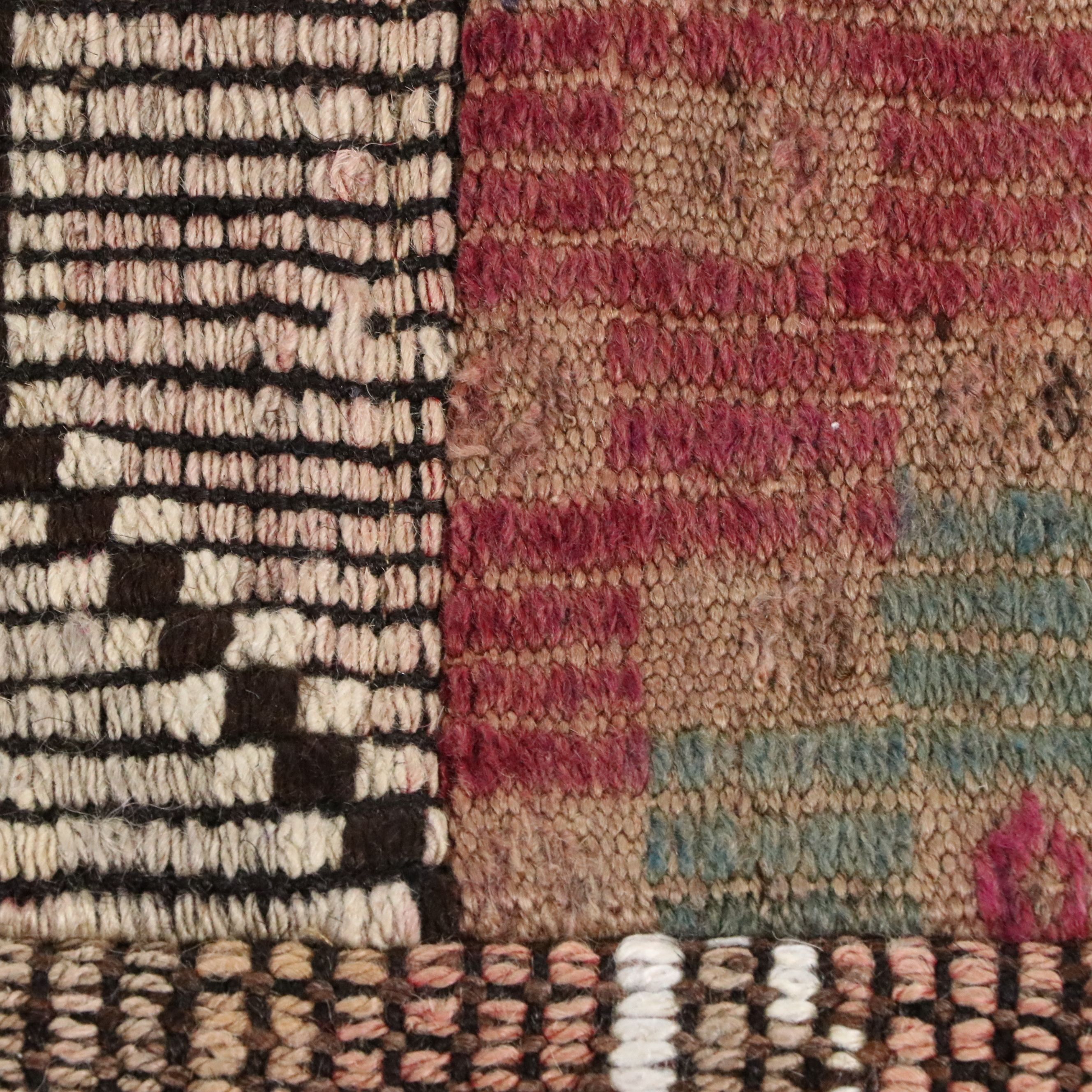 6'8 x 9'10 Handmade Turkish Patchwork Area Rug