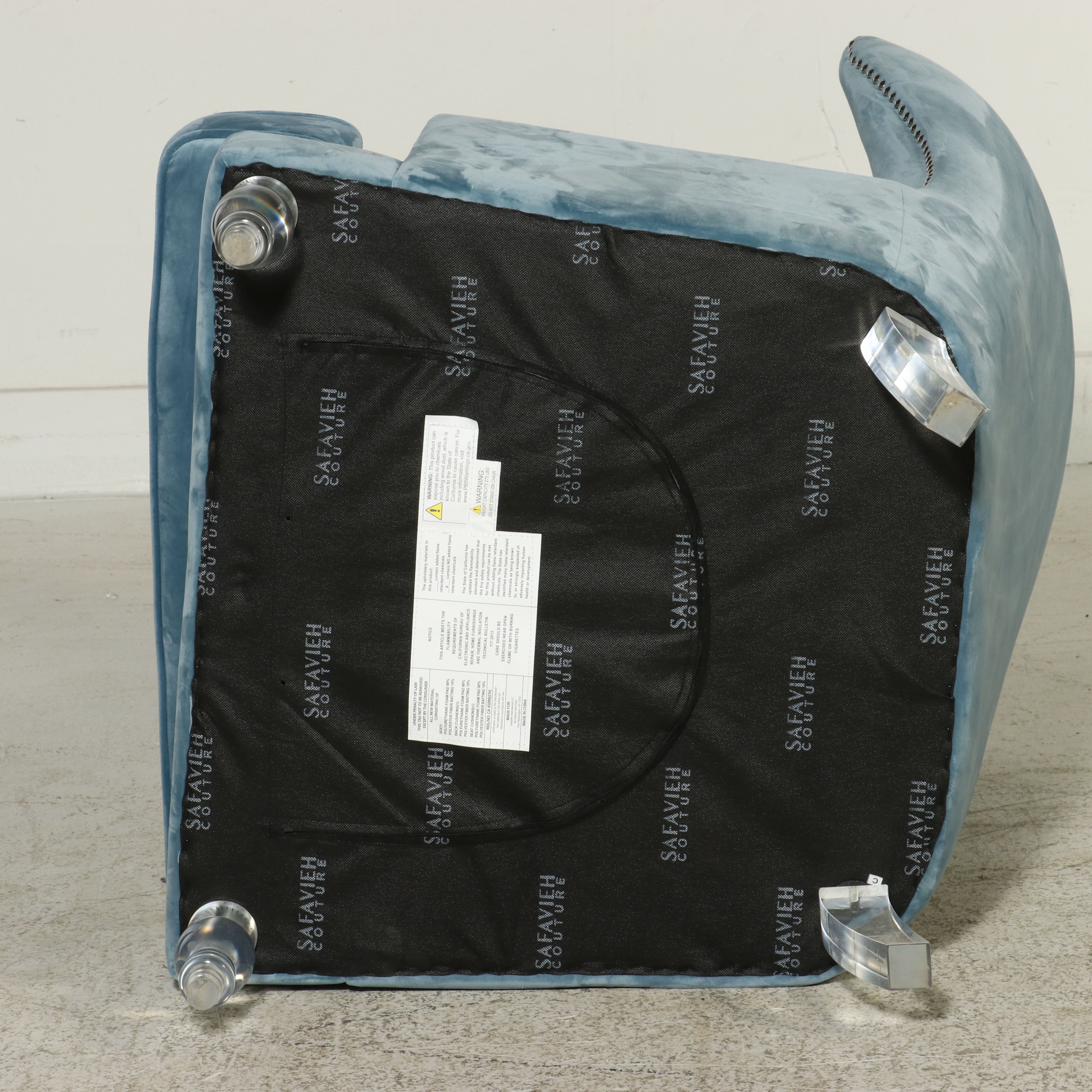 Safavieh Couture "Geode" Modern Wingback Chair