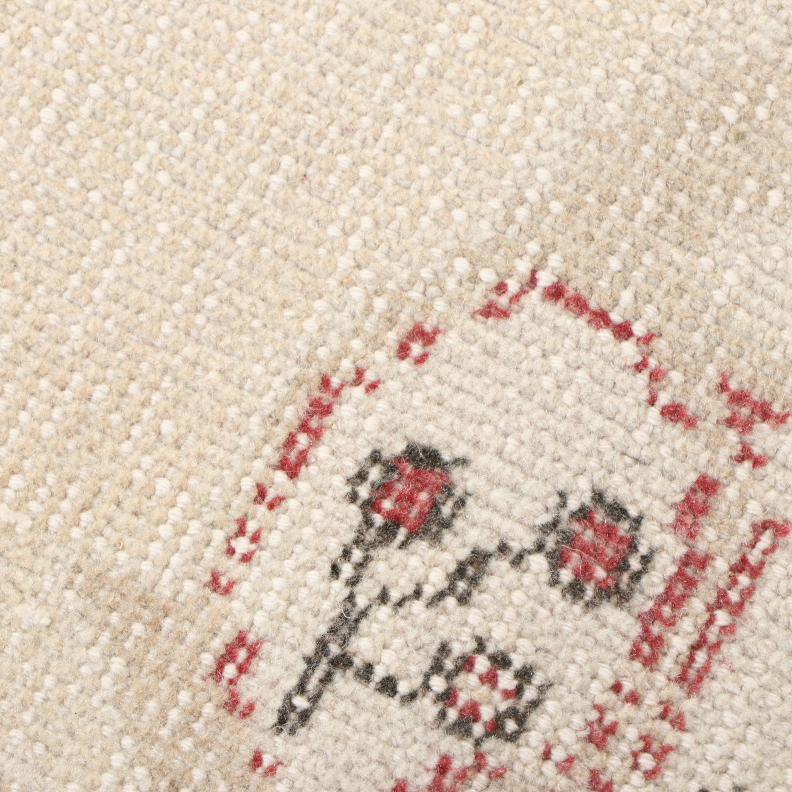 6'2 x 11' Hand-Knotted Turkish Oushak Area Rug