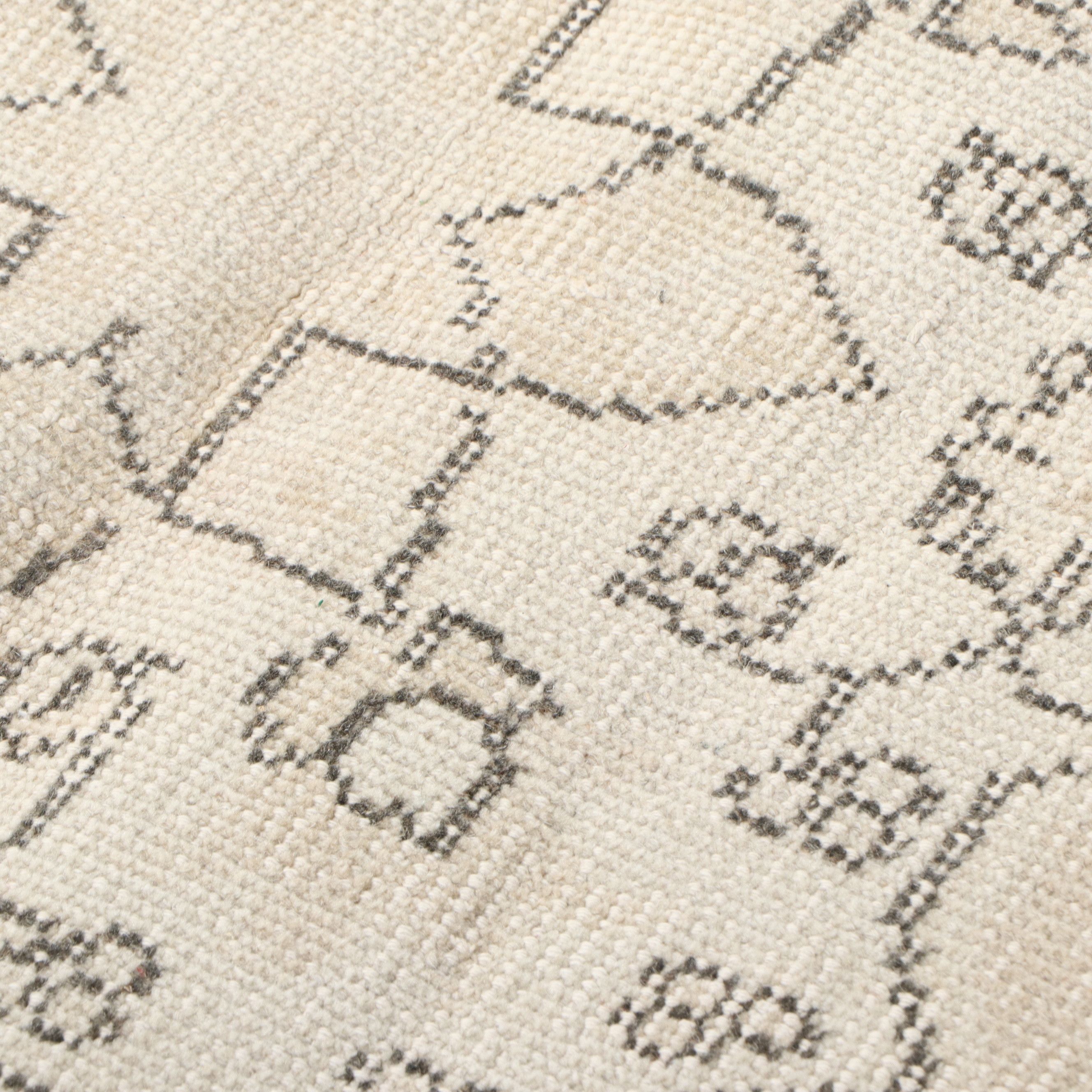 6'2 x 11' Hand-Knotted Turkish Oushak Area Rug