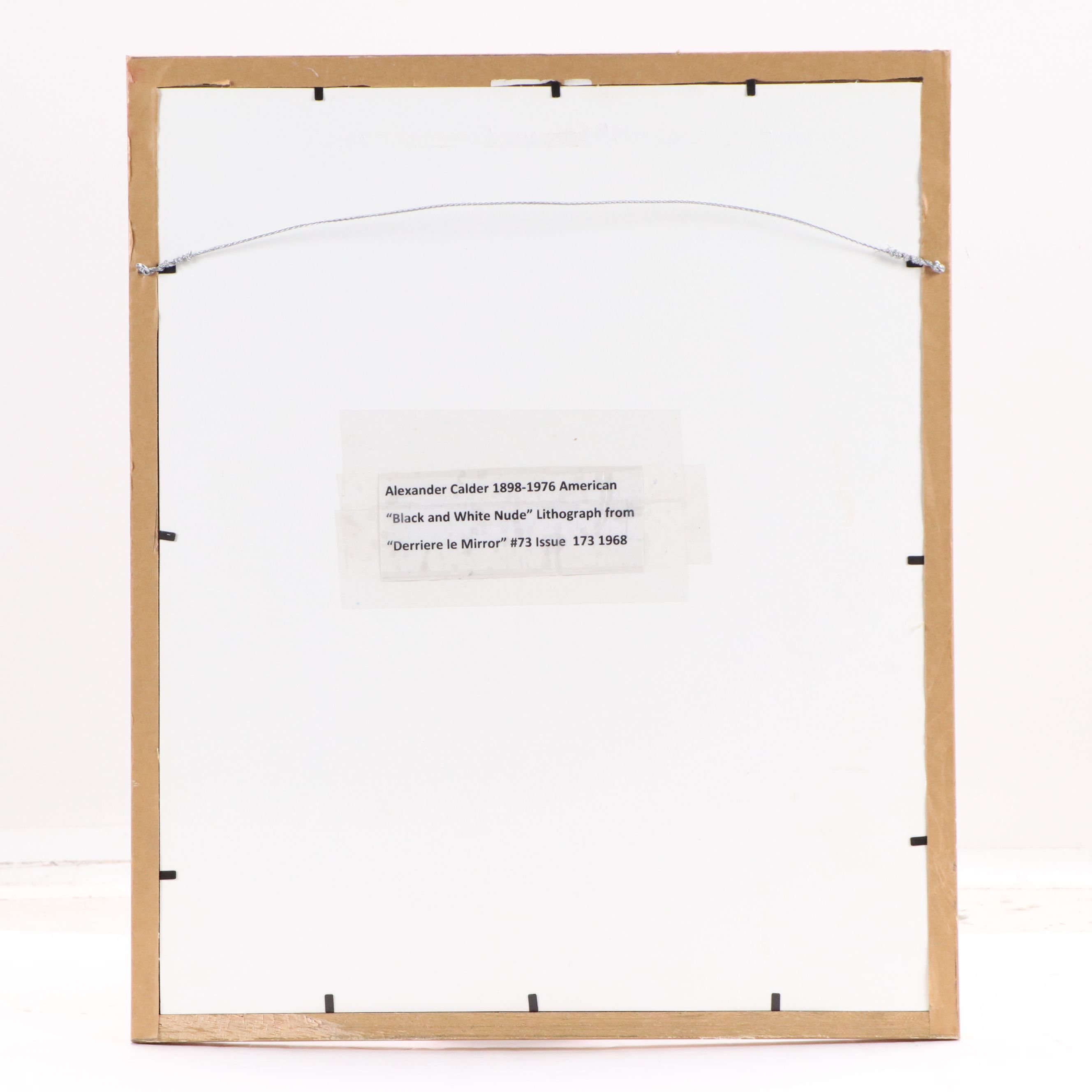 Alexander Calder Lithograph from "Derrière le Miroir" No. 173, 1968