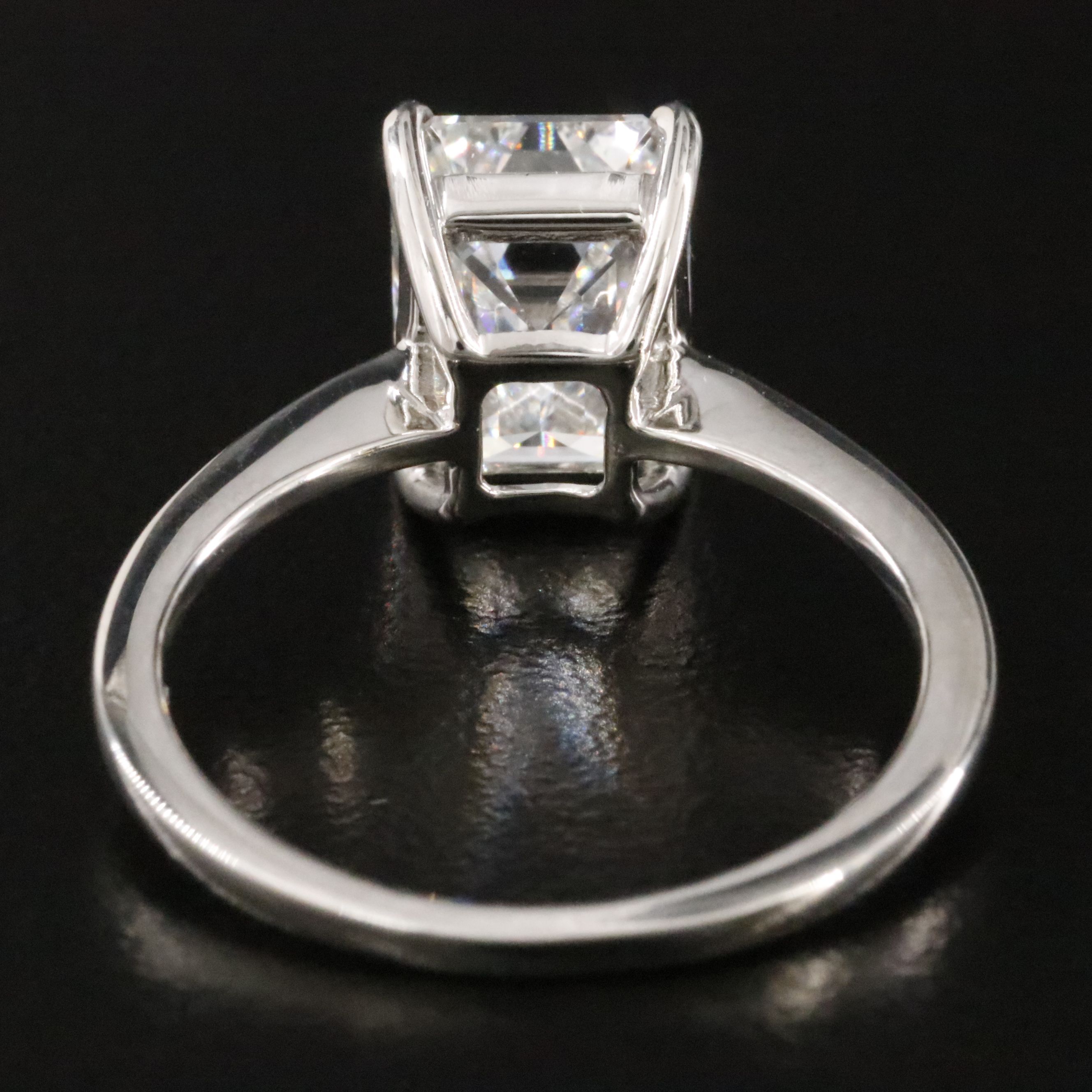 Platinum 3.10 CT Lab Grown Diamond Ring with IGI Report