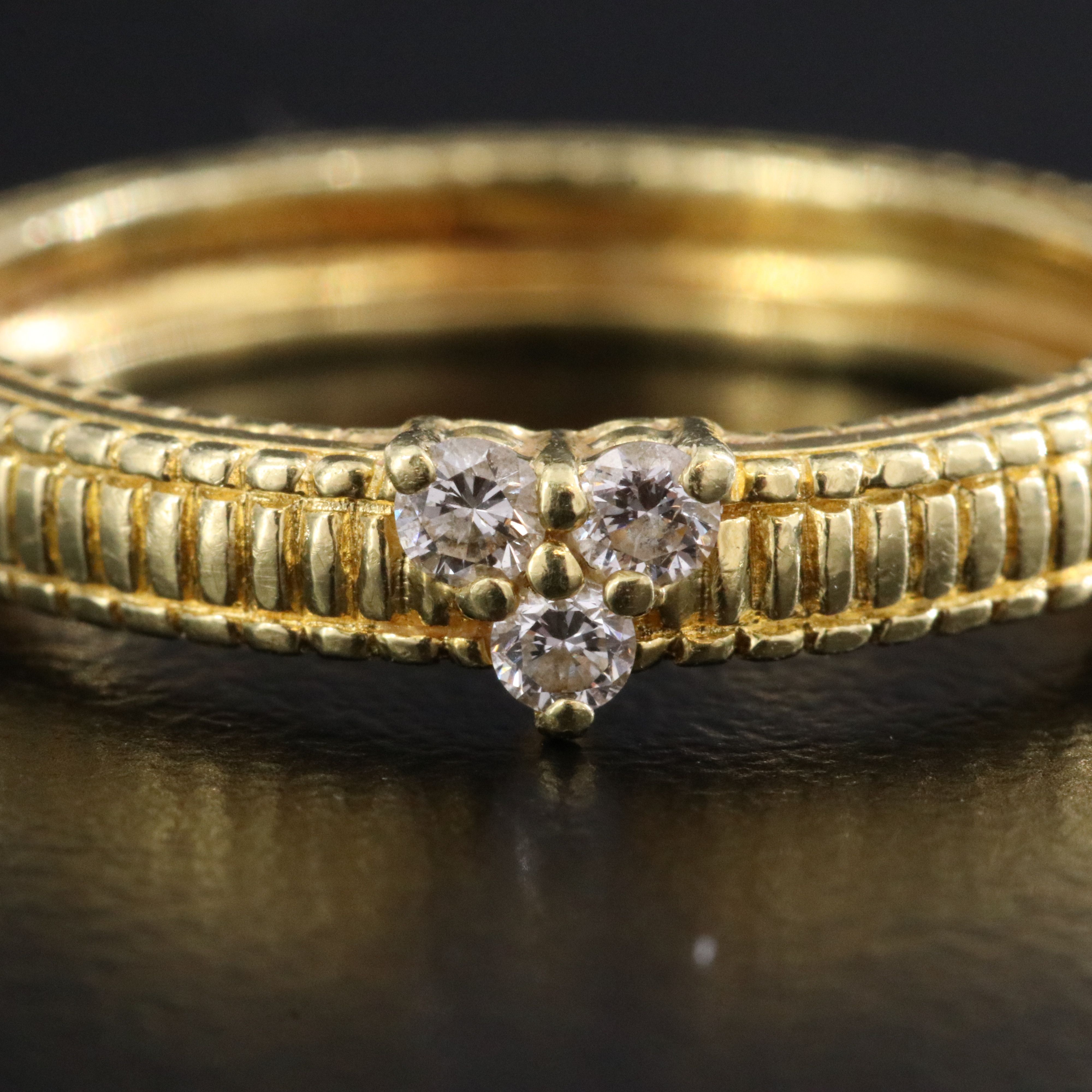 Judith Ripka 18K Diamond Band