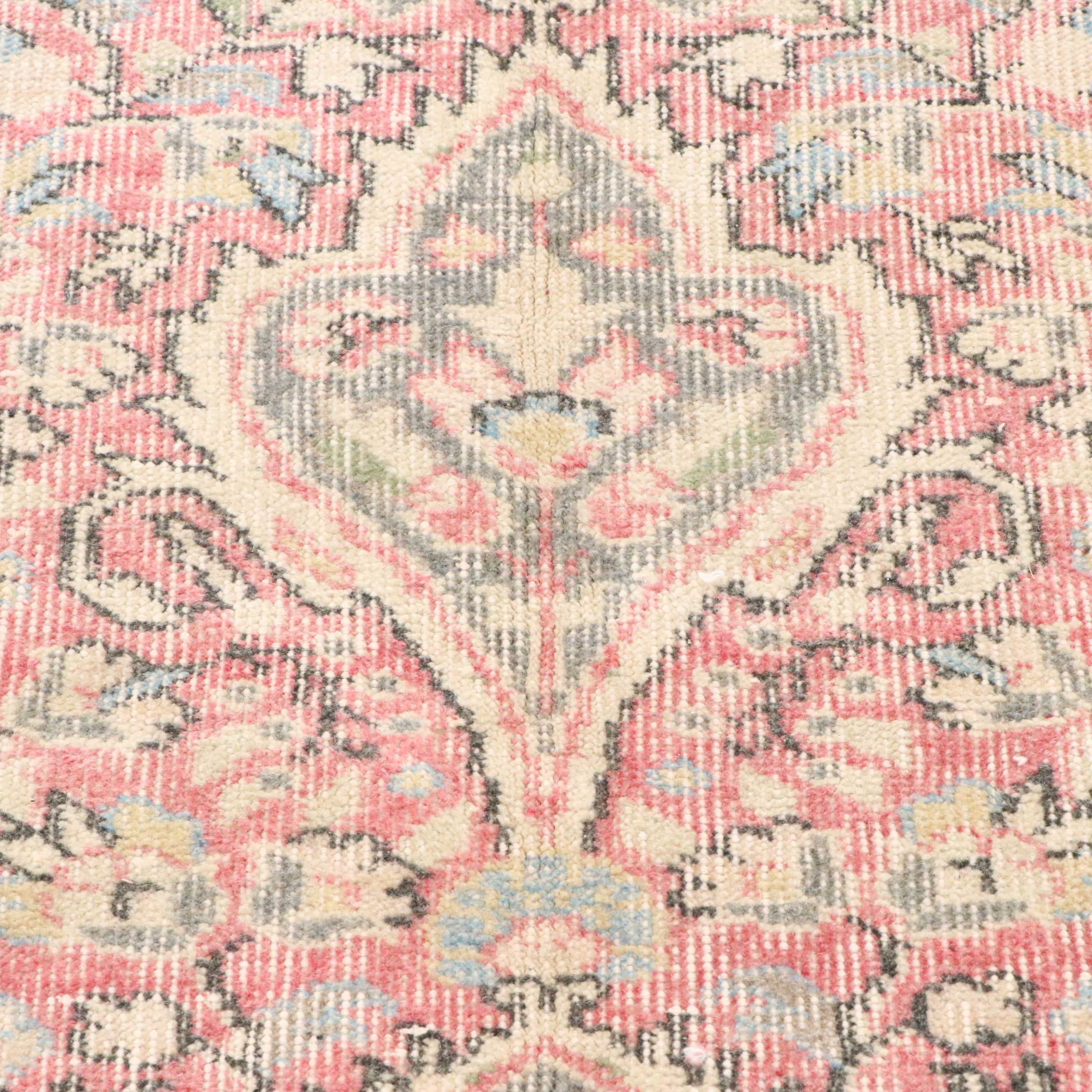6'8 x 9'10 Hand-Knotted Turkish Oushak Area Rug