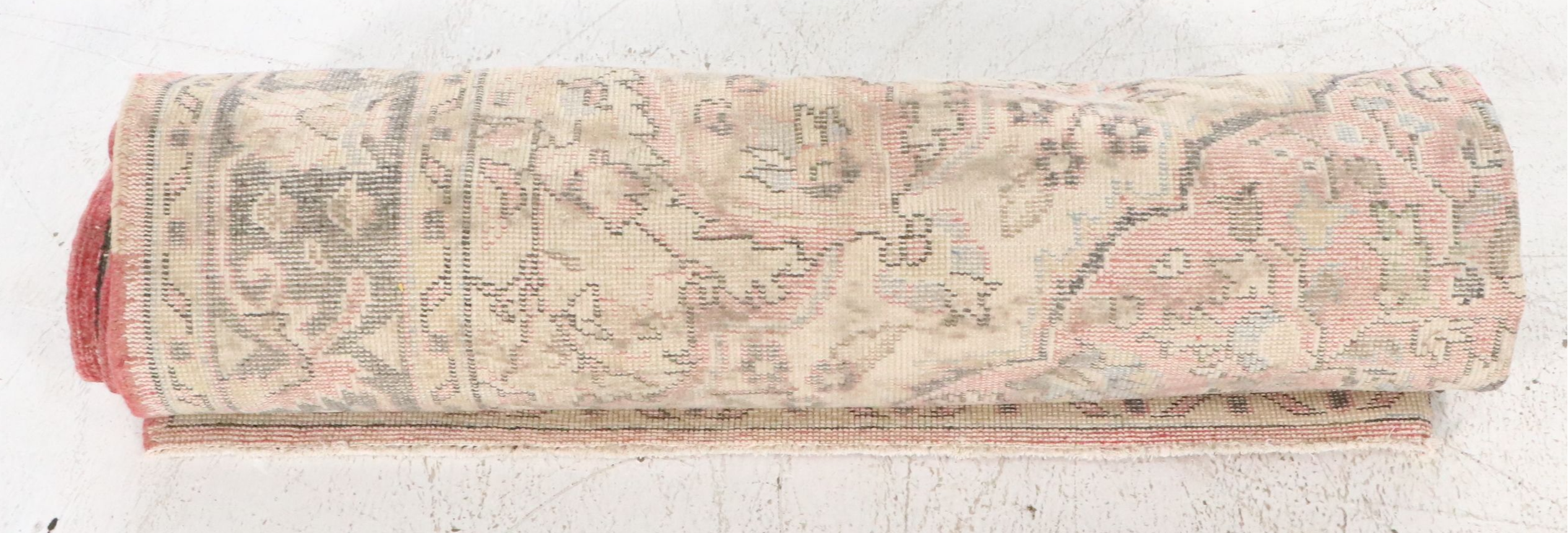 6'8 x 9'10 Hand-Knotted Turkish Oushak Area Rug