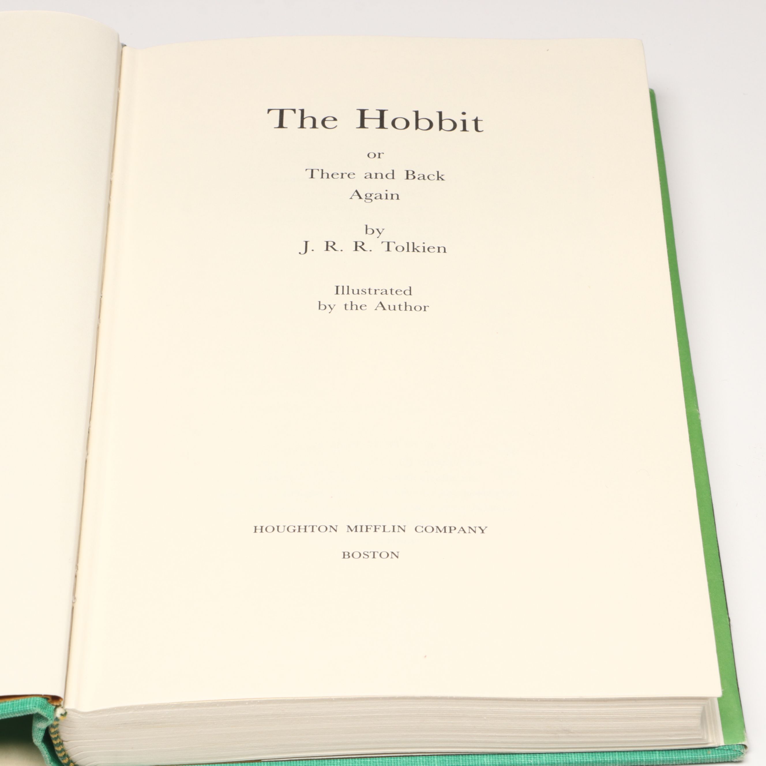 "The Hobbit; or, There and Back Again" by J. R. R. Tolkien, 1977
