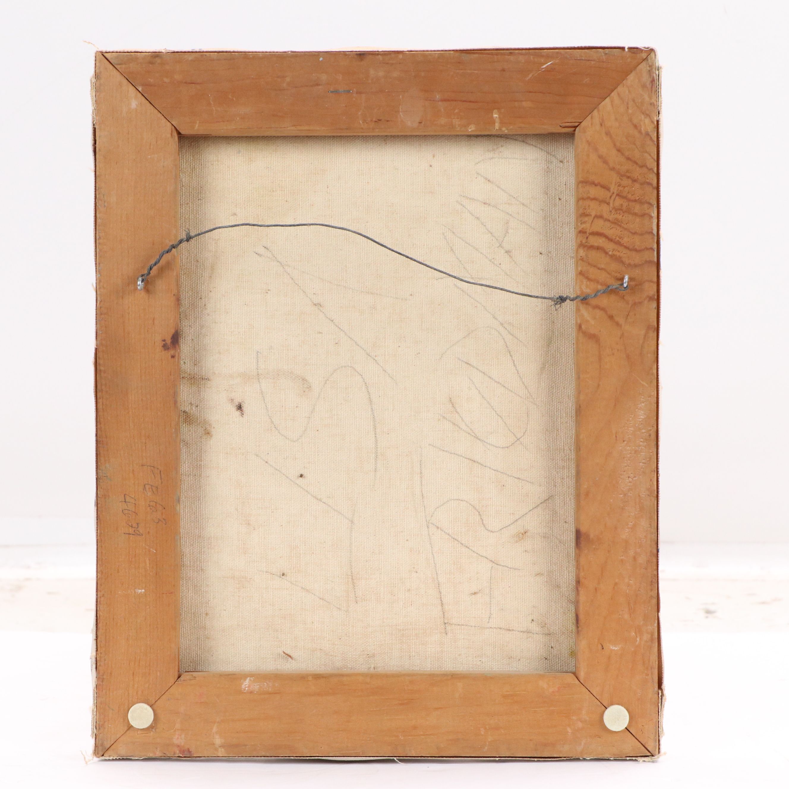 Lisa Friedman Figurative Oil Painting, 1971