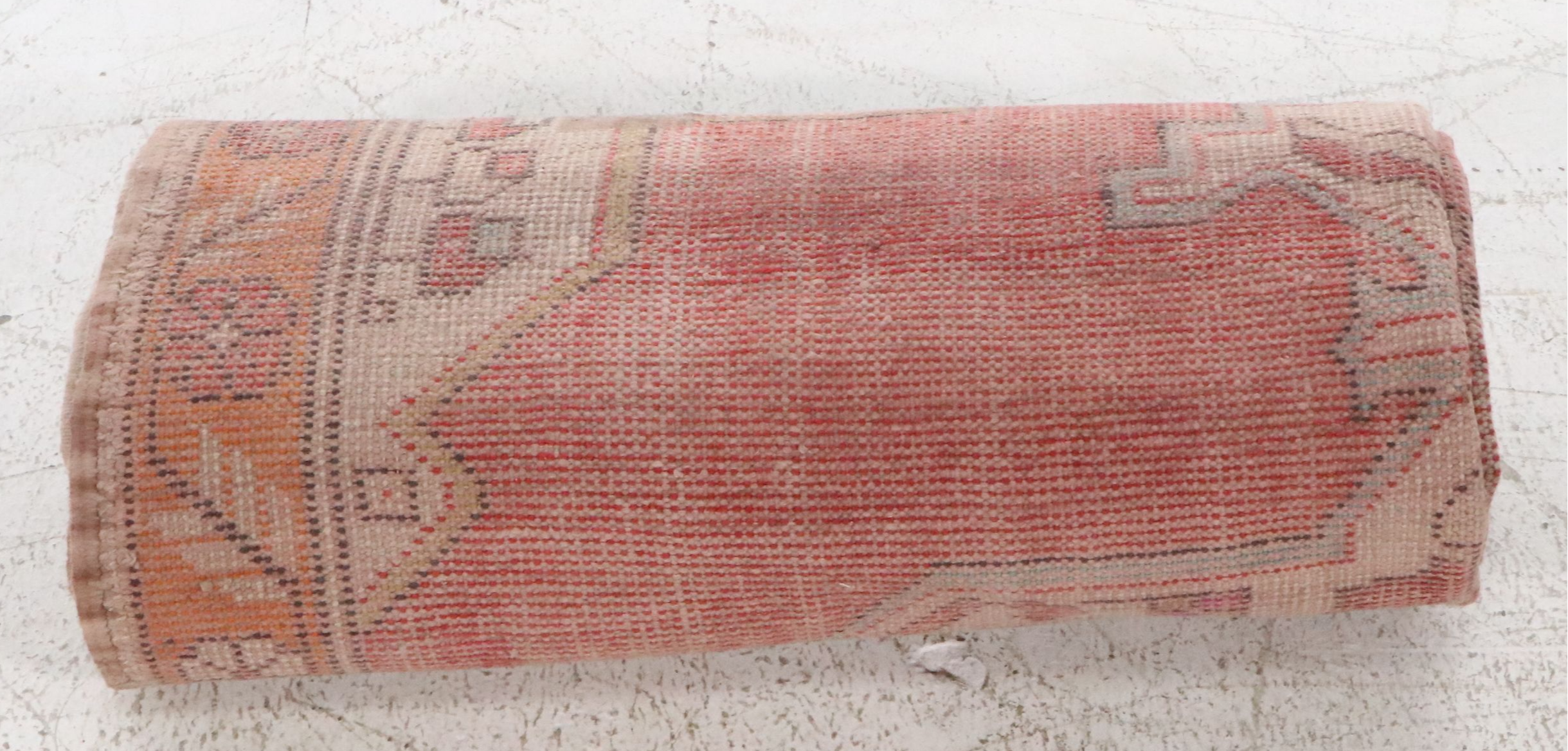 4'1 x 8'3 Hand-Knotted Turkish Oushak Area Rug