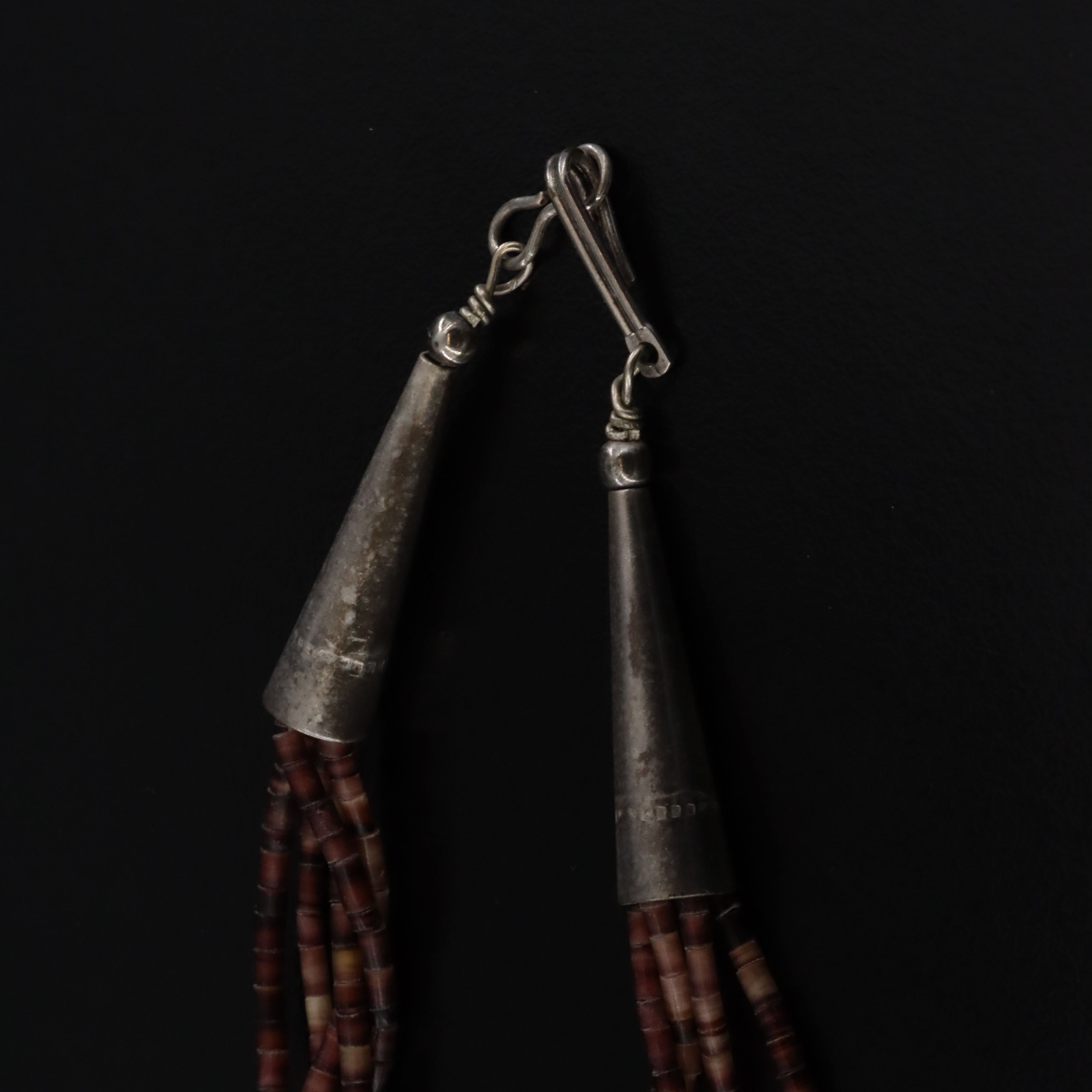 Multi-Strand Fetish Necklace Including Mother-of-Pearl and Shell