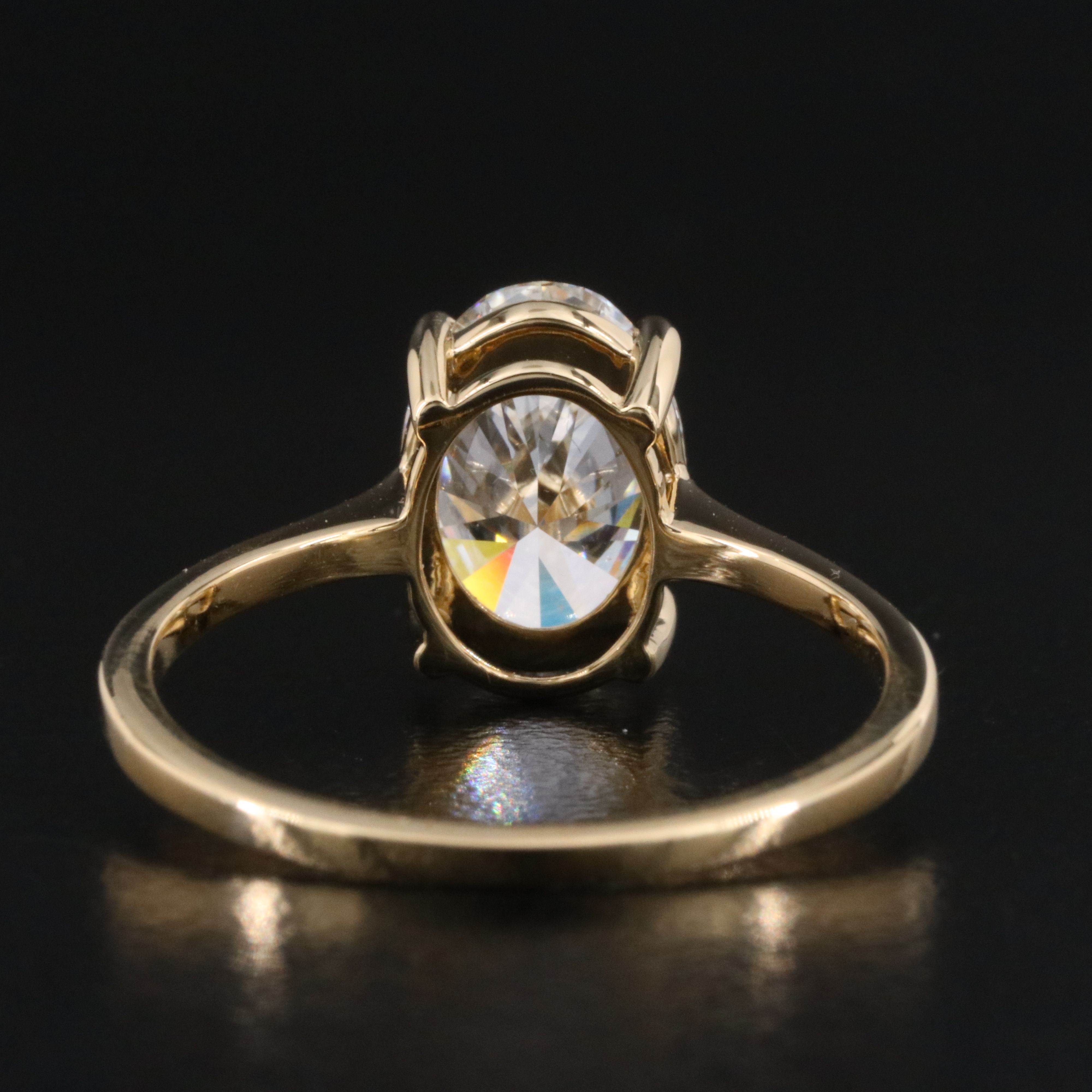 18K 2.05 CT Lab Grown Diamond Ring with IGI Report