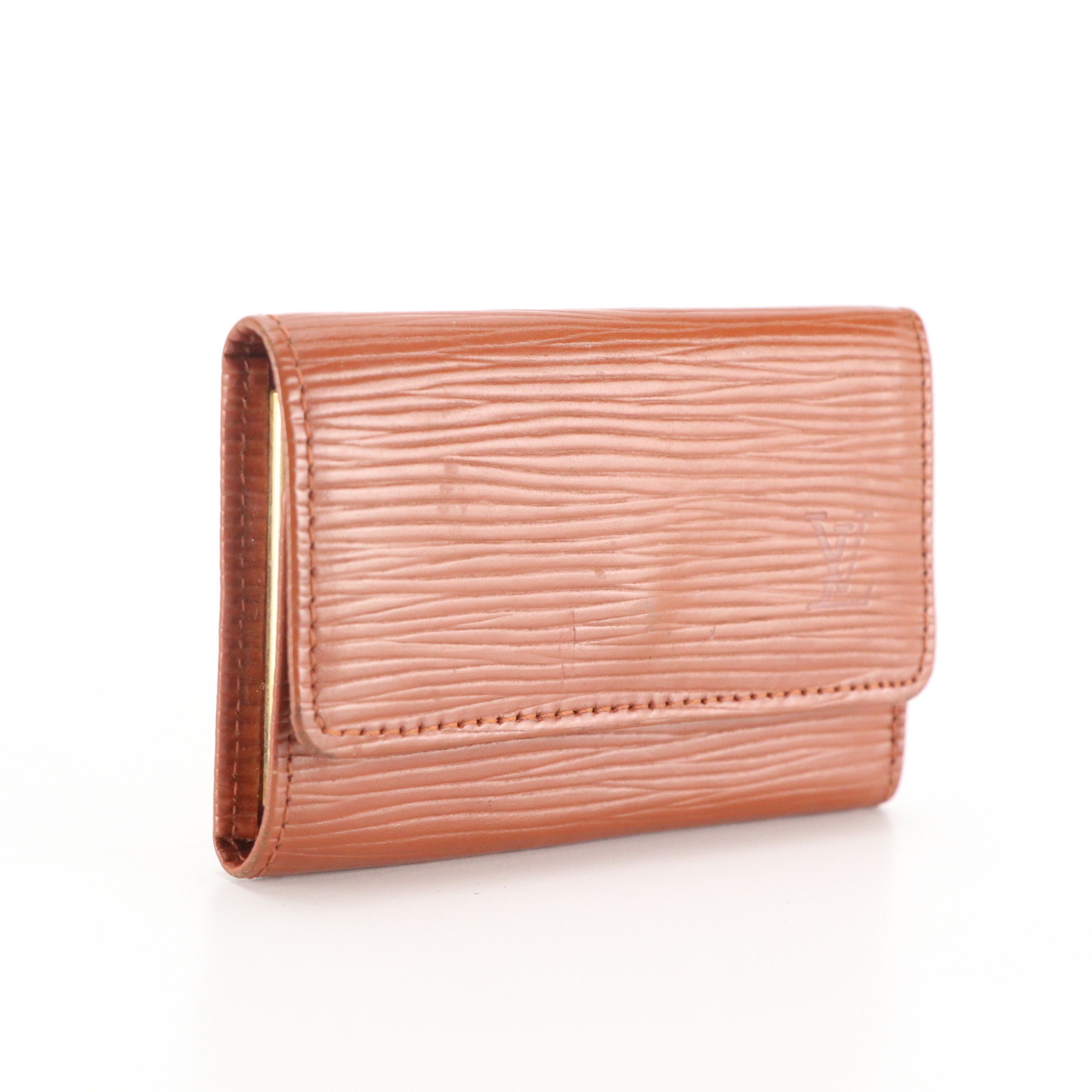 Louis Vuitton 6-Hook Key Holder in Kenyan Fawn Epi Leather