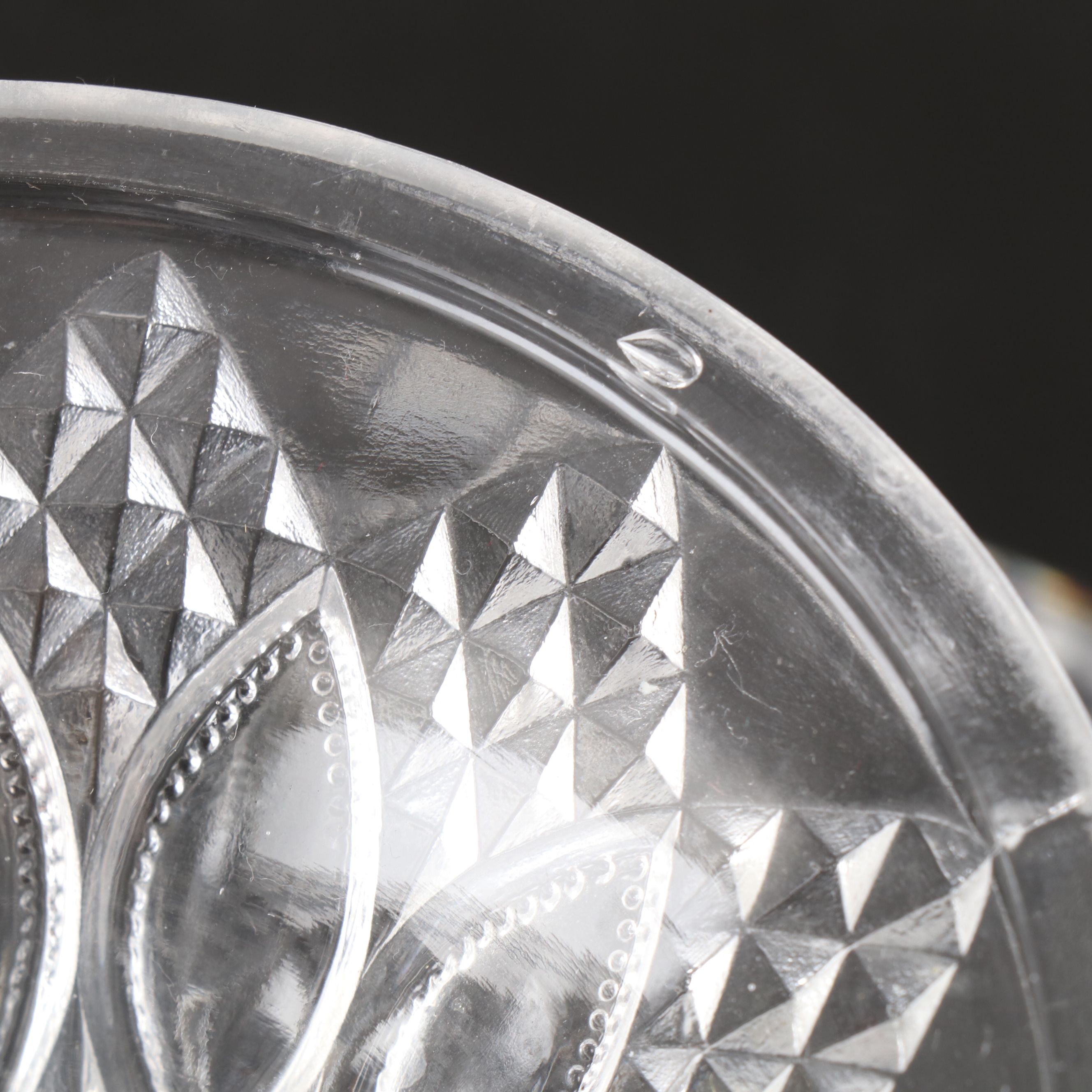 Floral Etched Pitcher, Molded Cake Tray, and More Glass Serveware