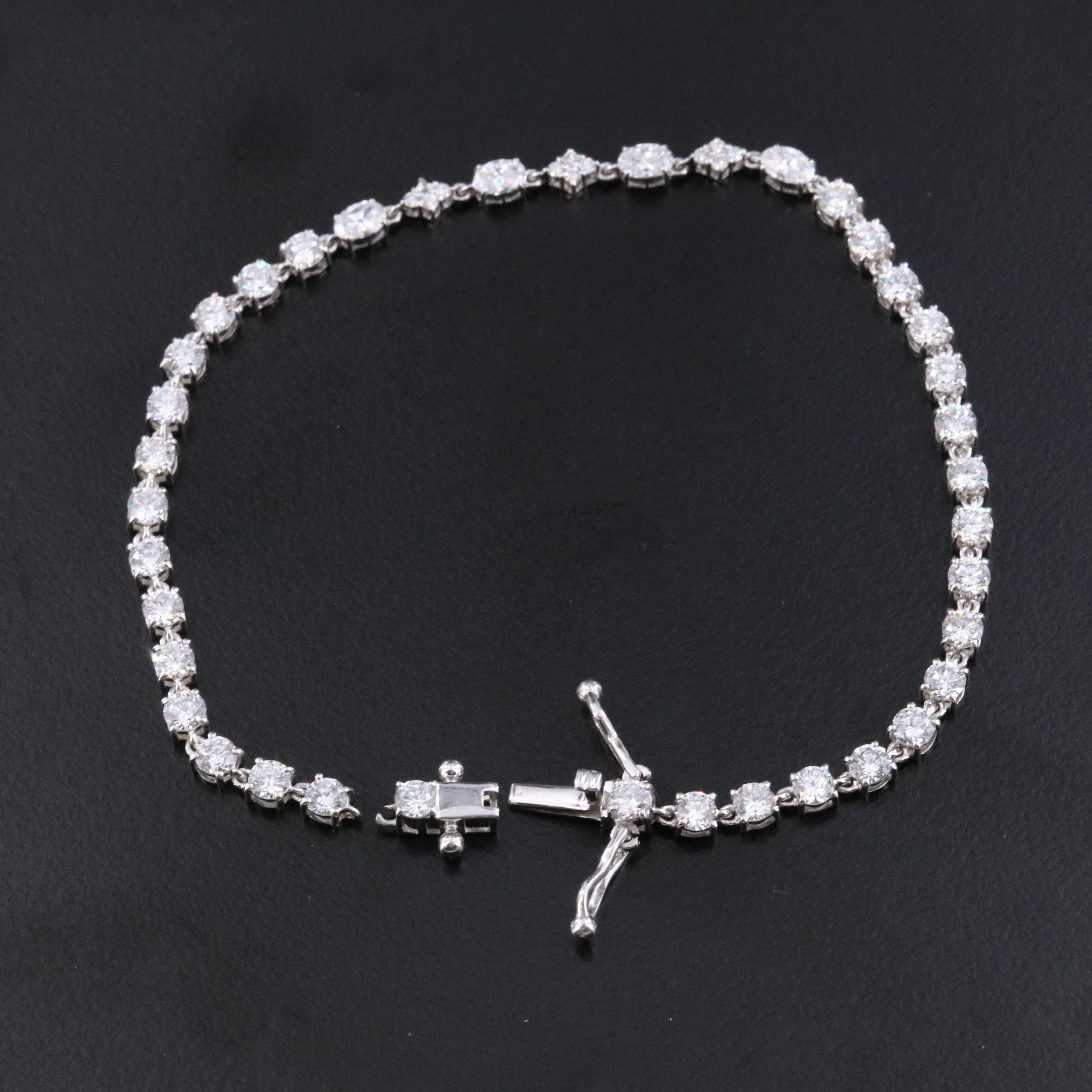 14K 3.57 CTW Lab Grown Diamond Bracelet