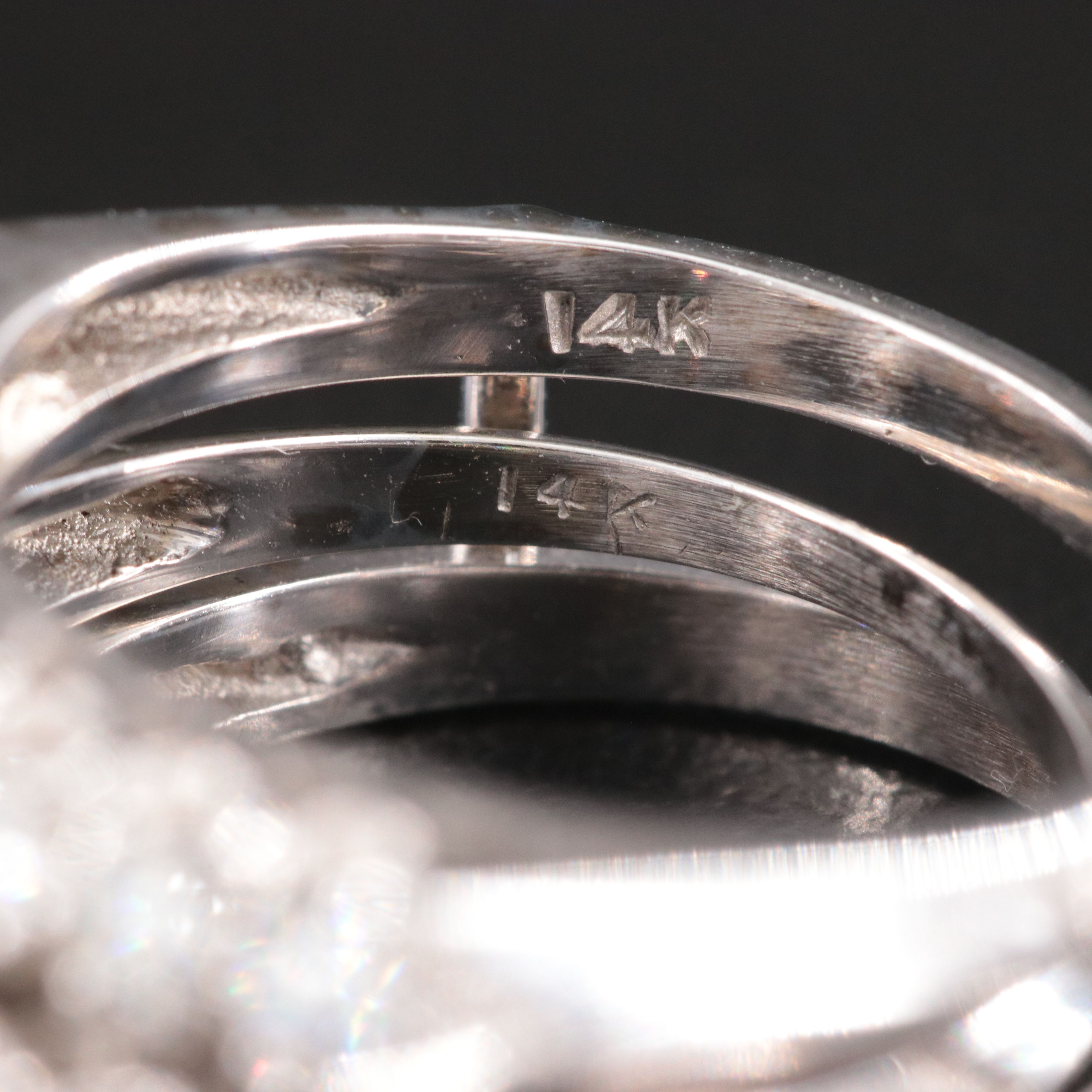 14K 1.77 CTW Diamond Ring and Enhancer Set