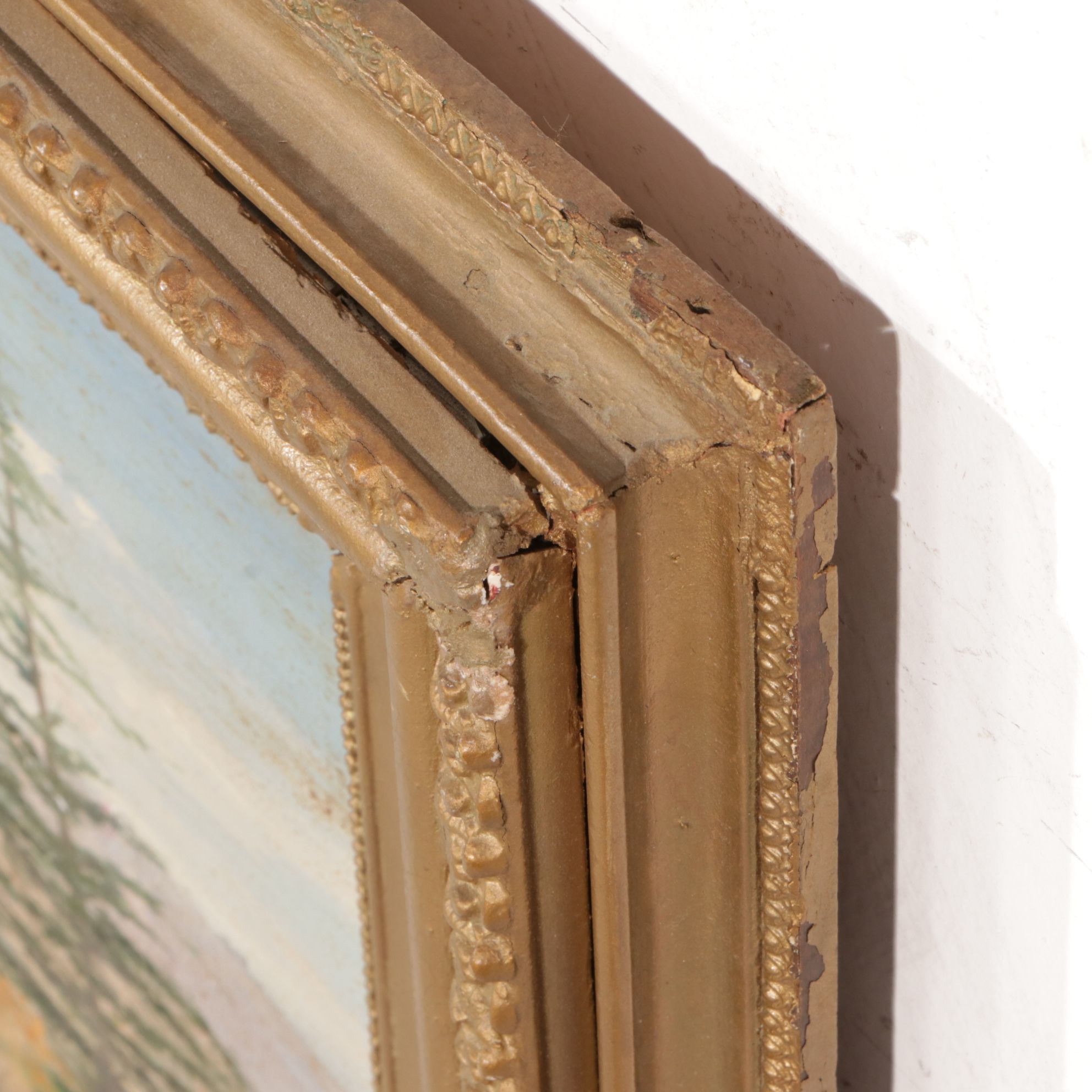 E. Adlon Landscape Oil Painting "Holman Hill, New Mexico", Mid-Late 20th Century