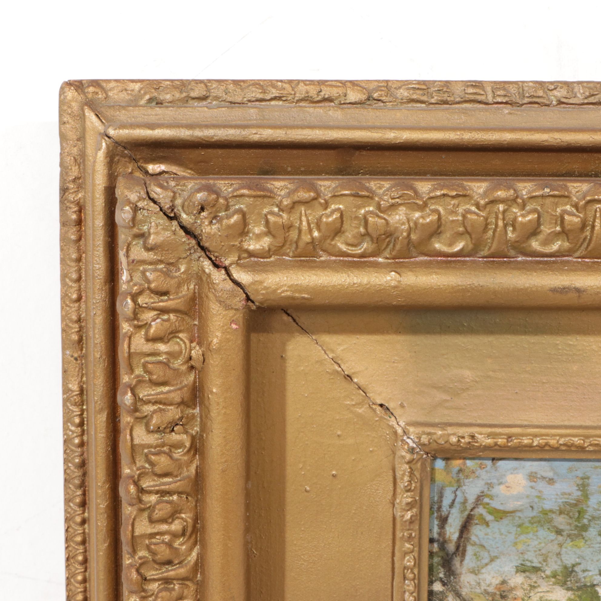 E. Adlon Landscape Oil Painting "Holman Hill, New Mexico", Mid-Late 20th Century