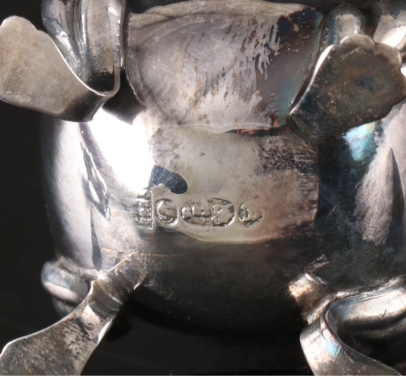 Preisner and Other Sterling Candle Holders with Silver Plate Table Accessories