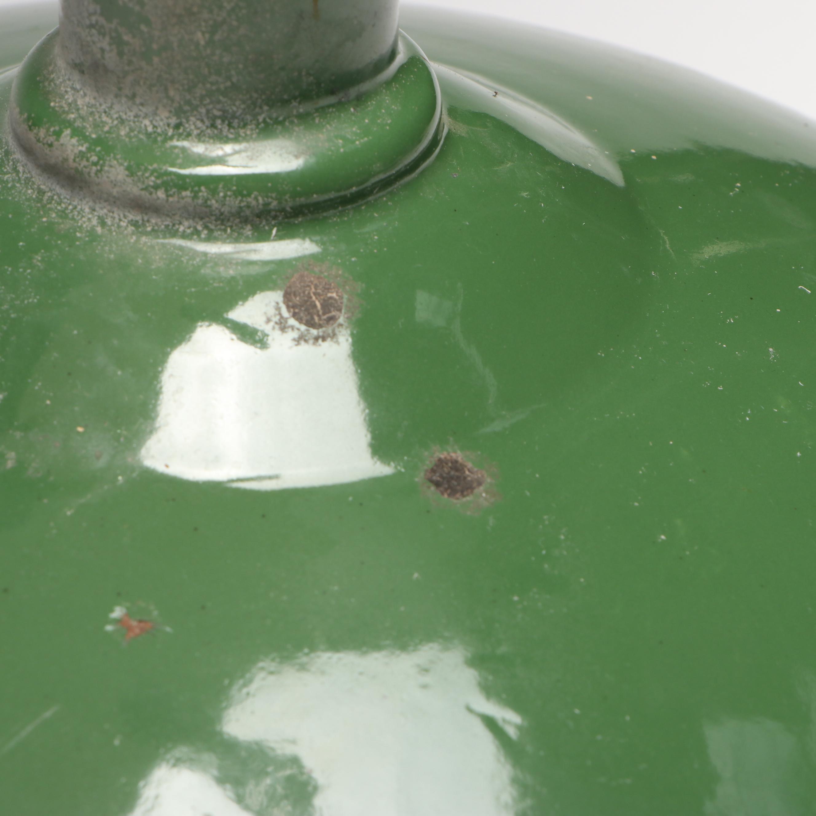 Westinghouse Enameled Metal Industrial Pendant Lamp Shade, Mid-20th C.