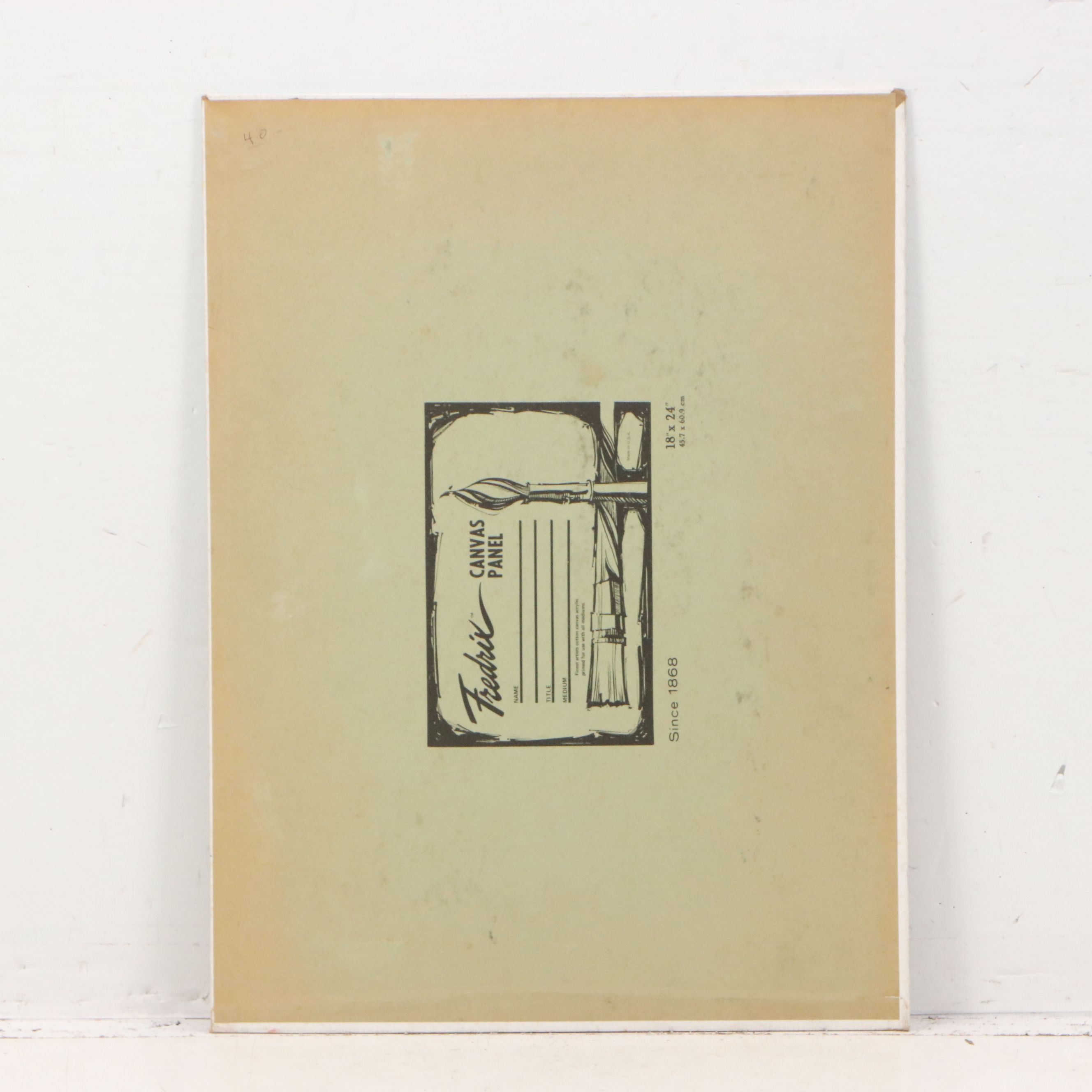 Oil Painting of Landscape with Drinking Horse