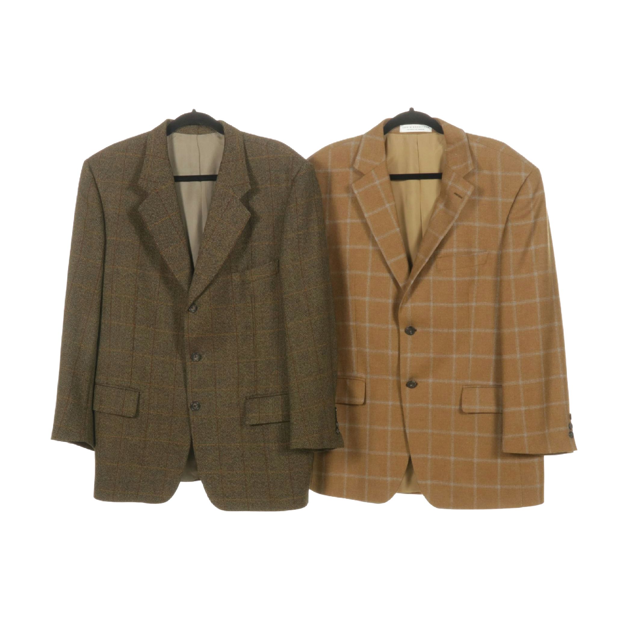 Men's Loro Piana Cashmere Blazer with Corneliani Wool & Cashmere Blend Jacket