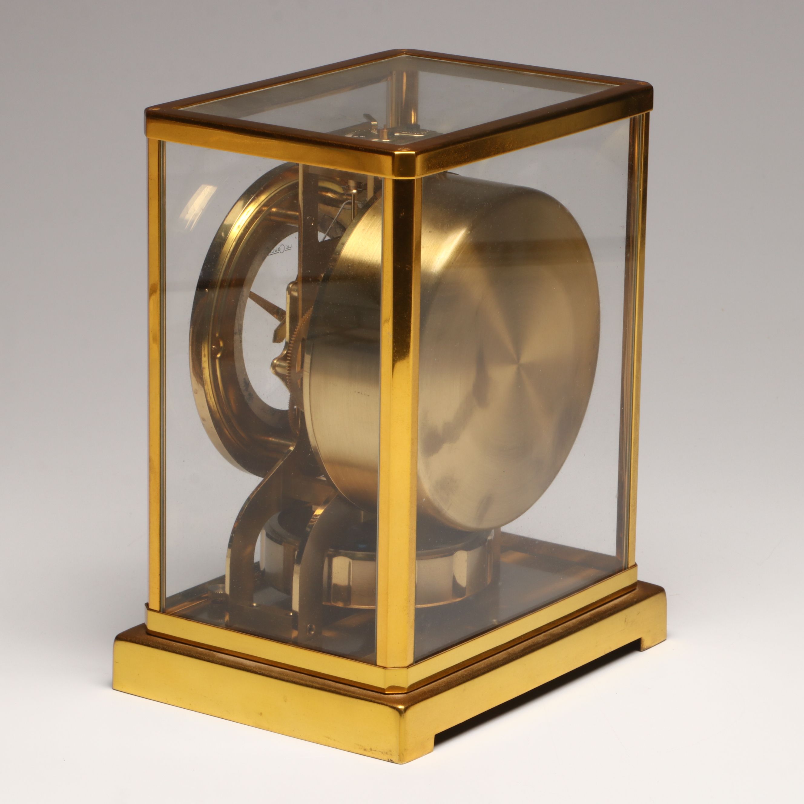 LeCoultre "Atmos" Brass Skeleton Desk Clock