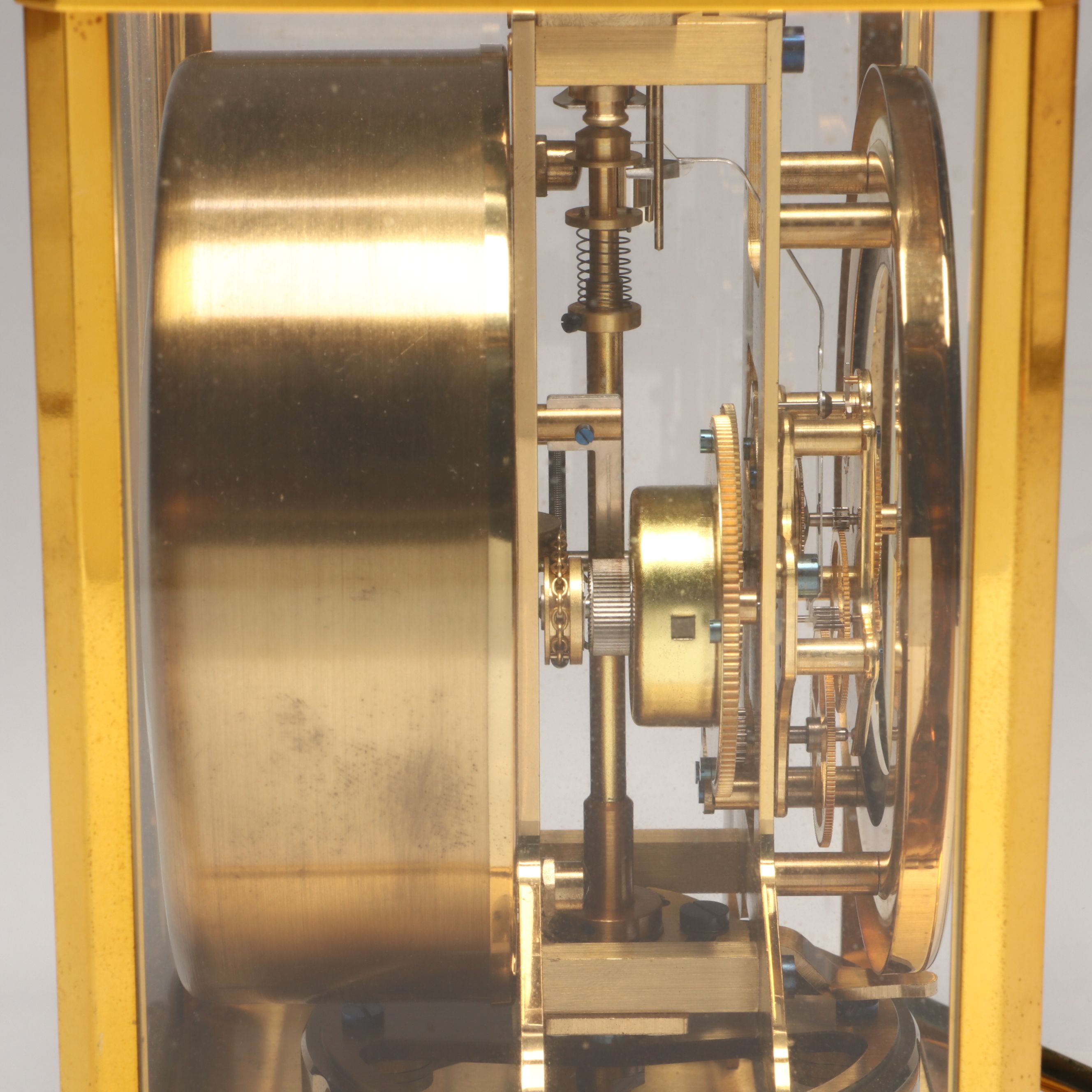 LeCoultre "Atmos" Brass Skeleton Desk Clock