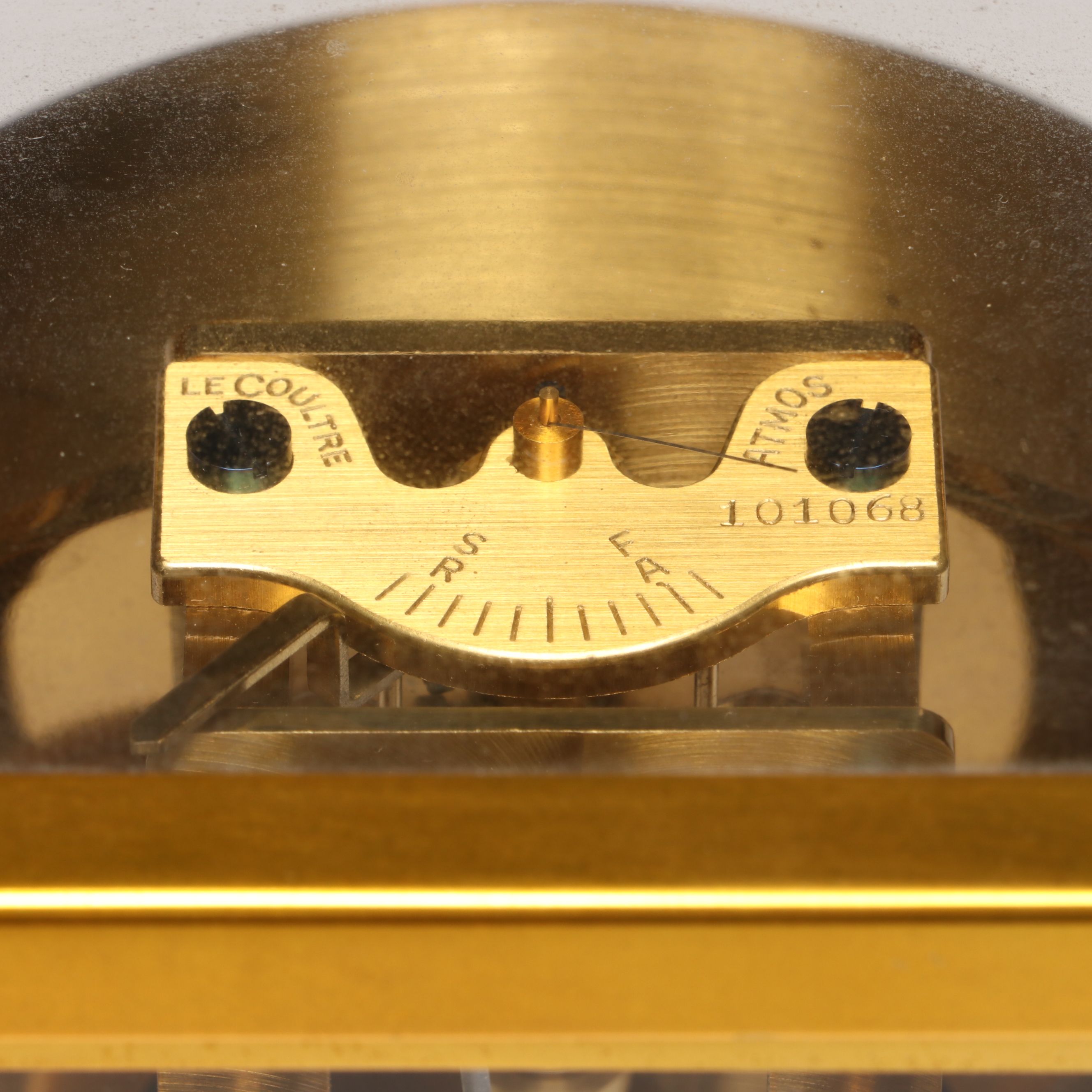 LeCoultre "Atmos" Brass Skeleton Desk Clock