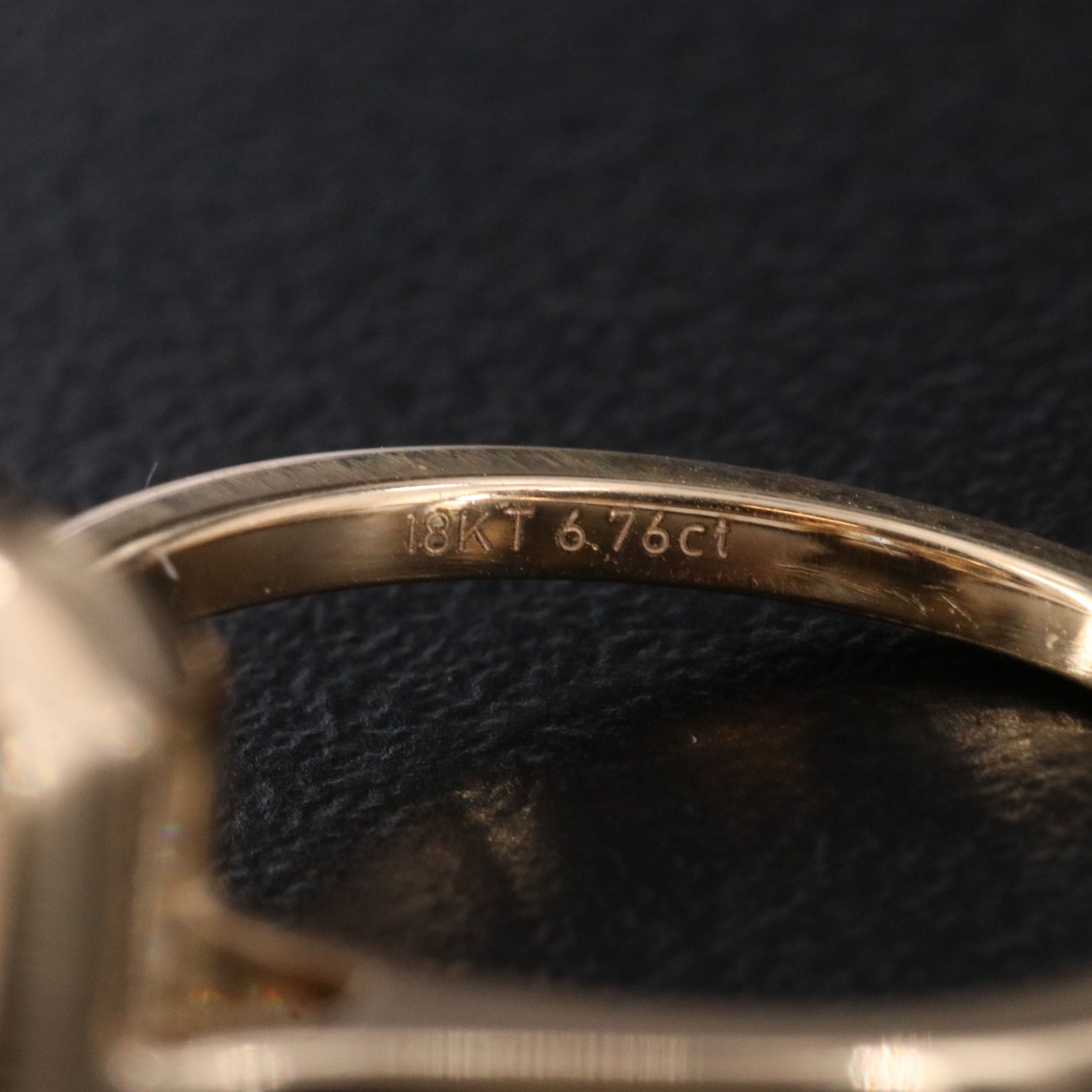 18K 6.76 CT Lab Grown Diamond Solitaire Ring with IGI Report