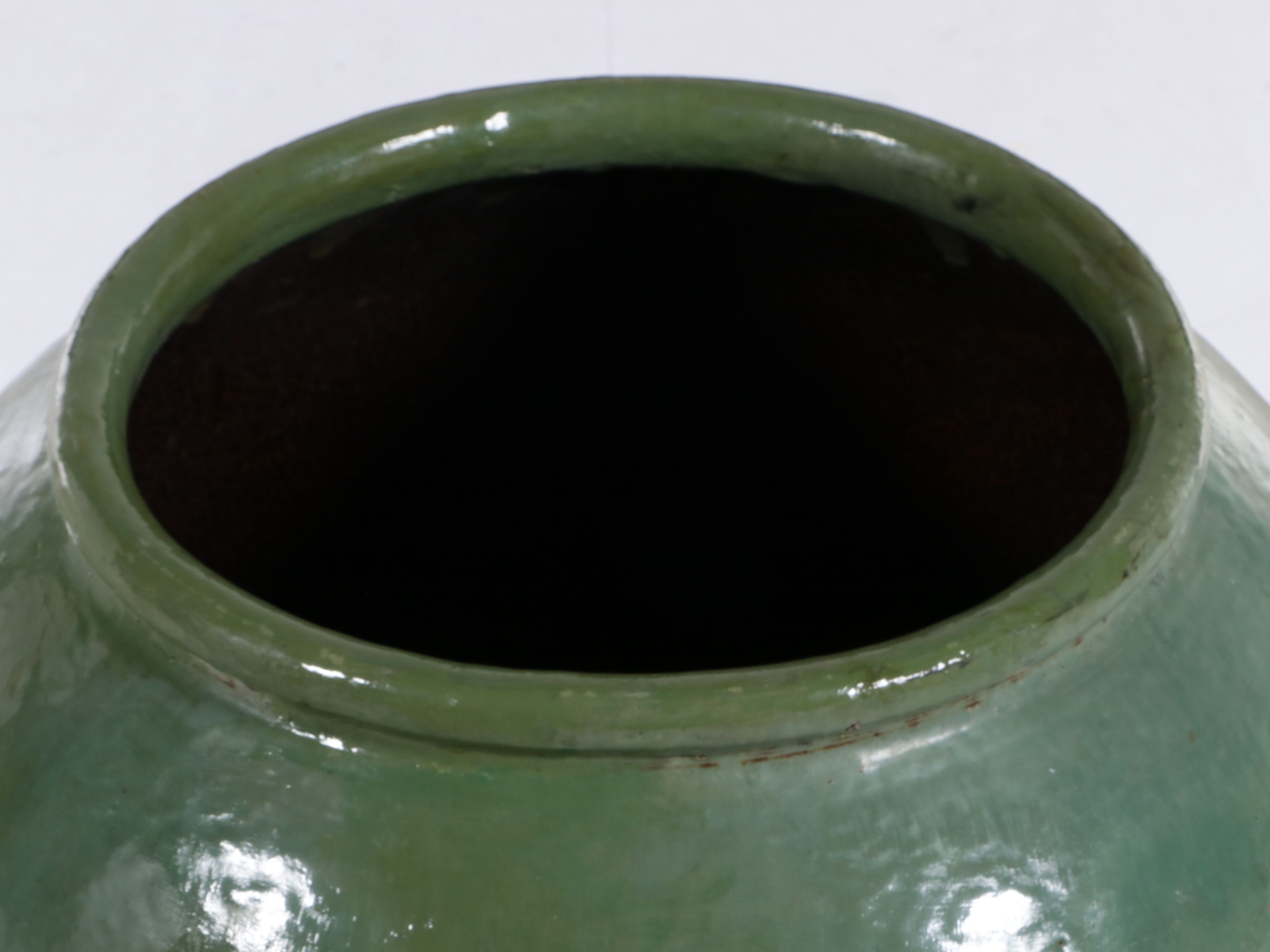 Chinese Style Celadon Glazed Ceramic Jar