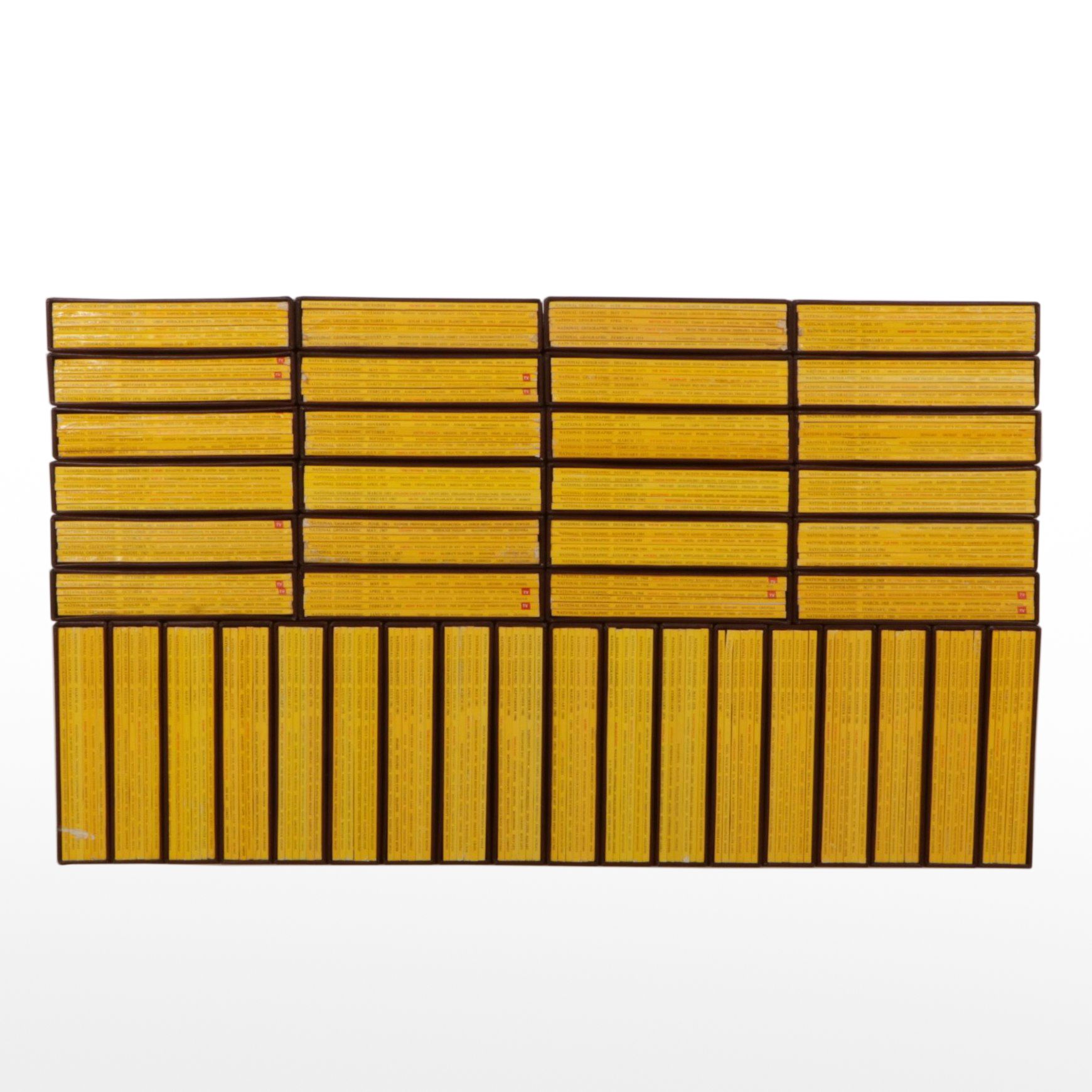 Vintage "National Geographic" Magazines in Slipcases, 1960s–1980s