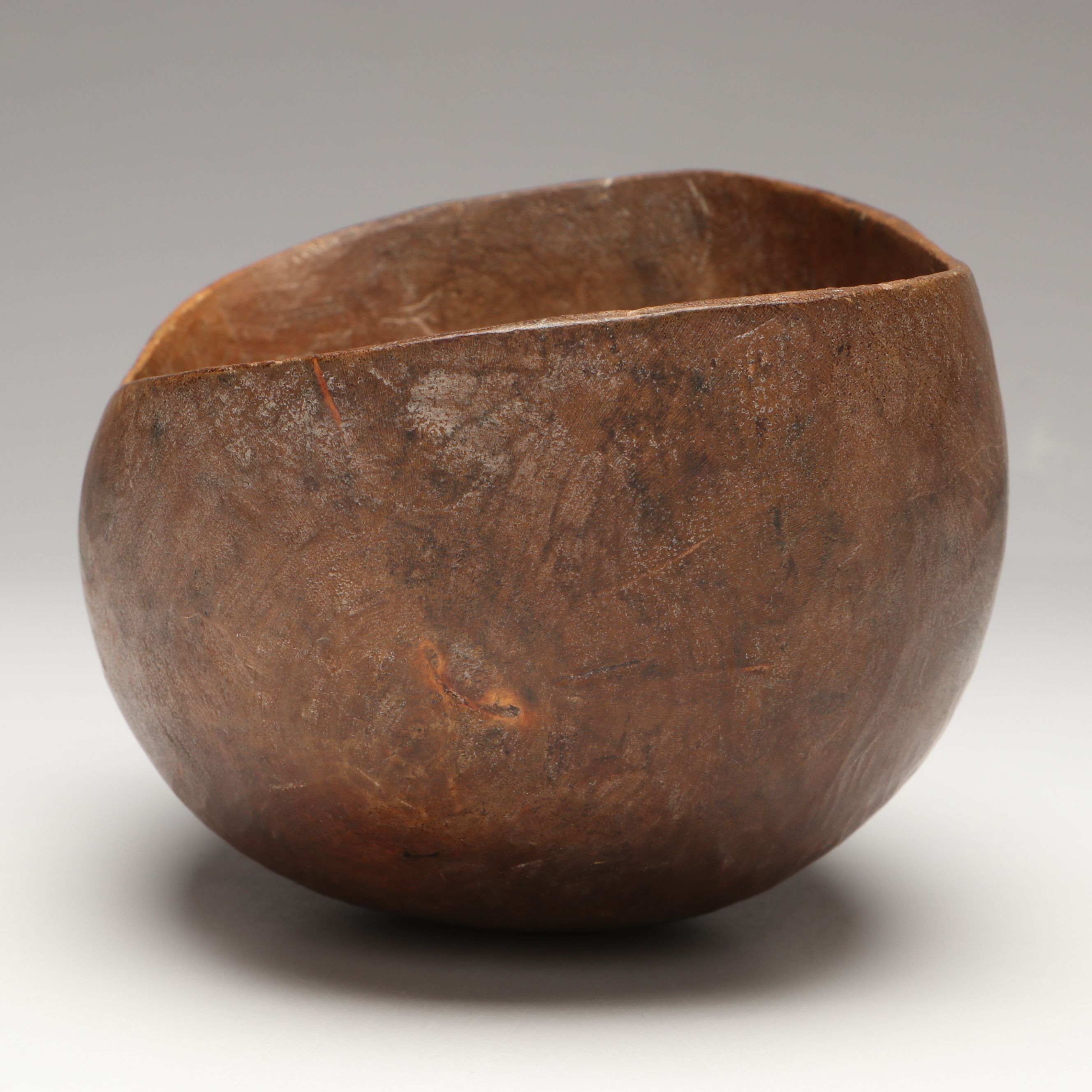 Carved Coconut Shell Bowl