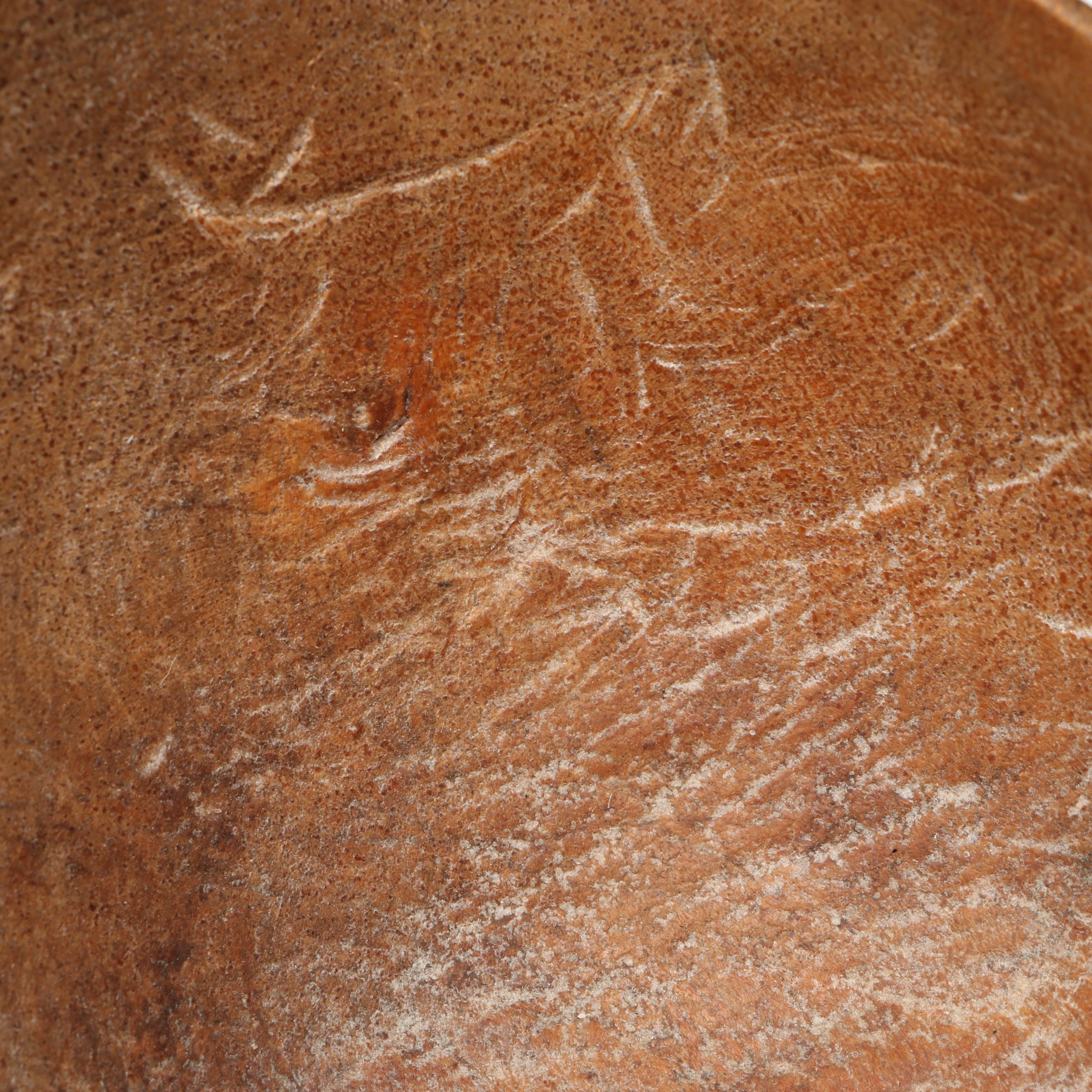 Carved Coconut Shell Bowl
