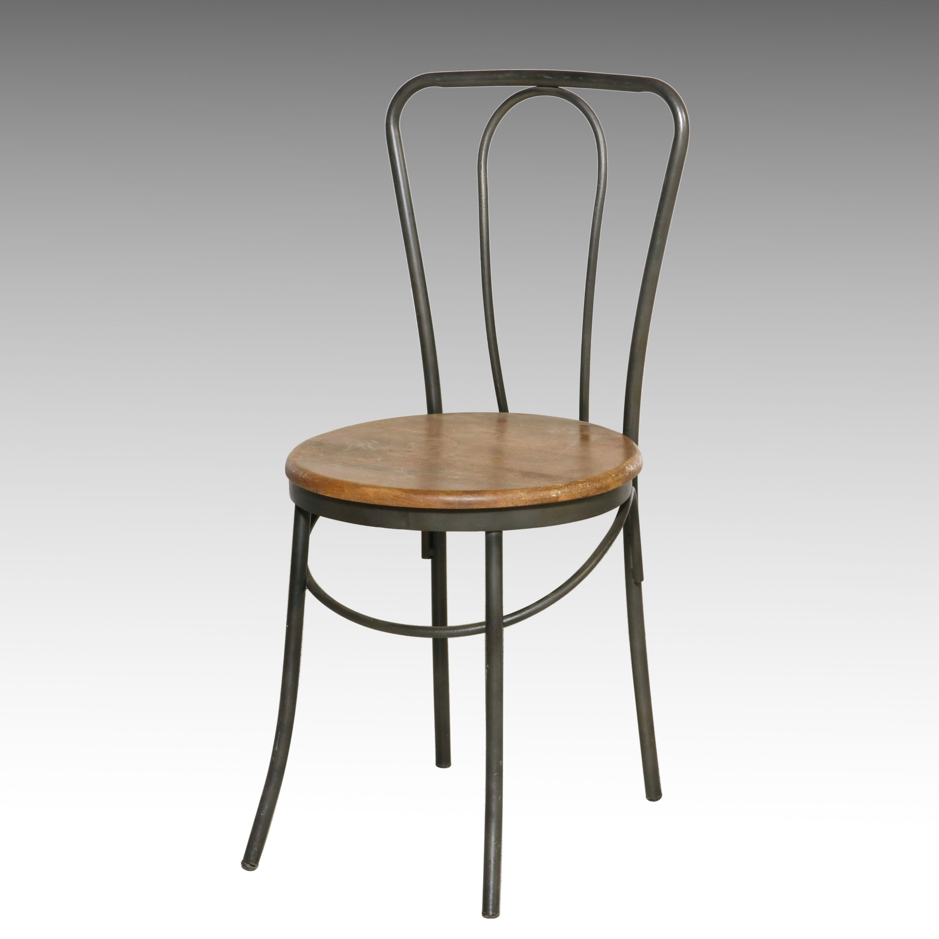 Contemporary Industrial Art Nouveau Style Bistro Chair