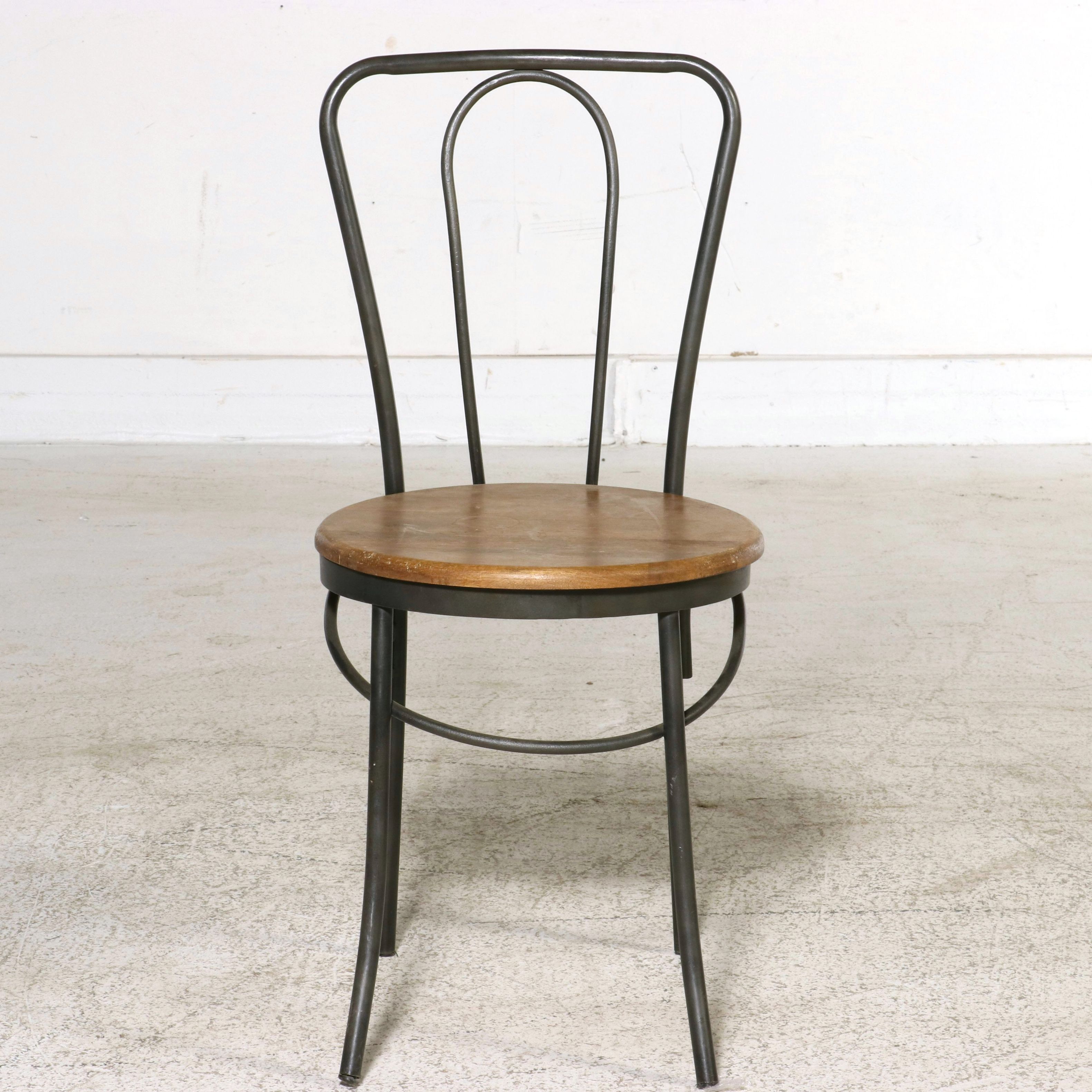 Contemporary Industrial Art Nouveau Style Bistro Chair