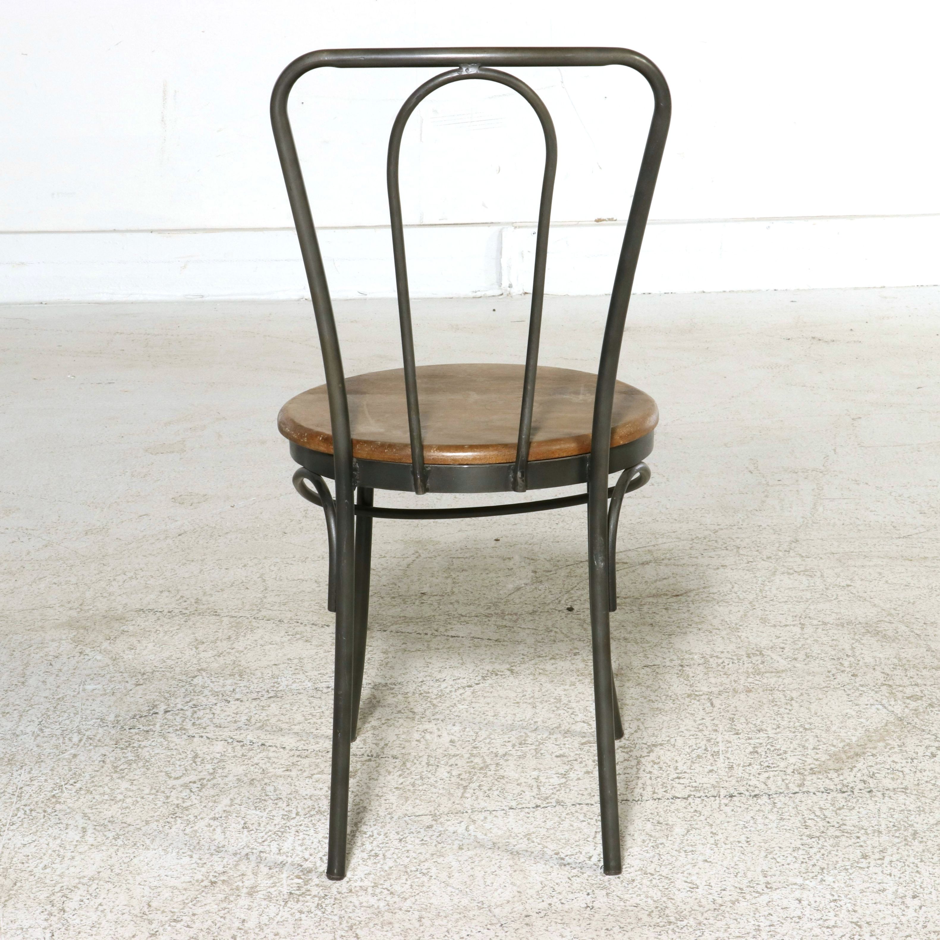 Contemporary Industrial Art Nouveau Style Bistro Chair