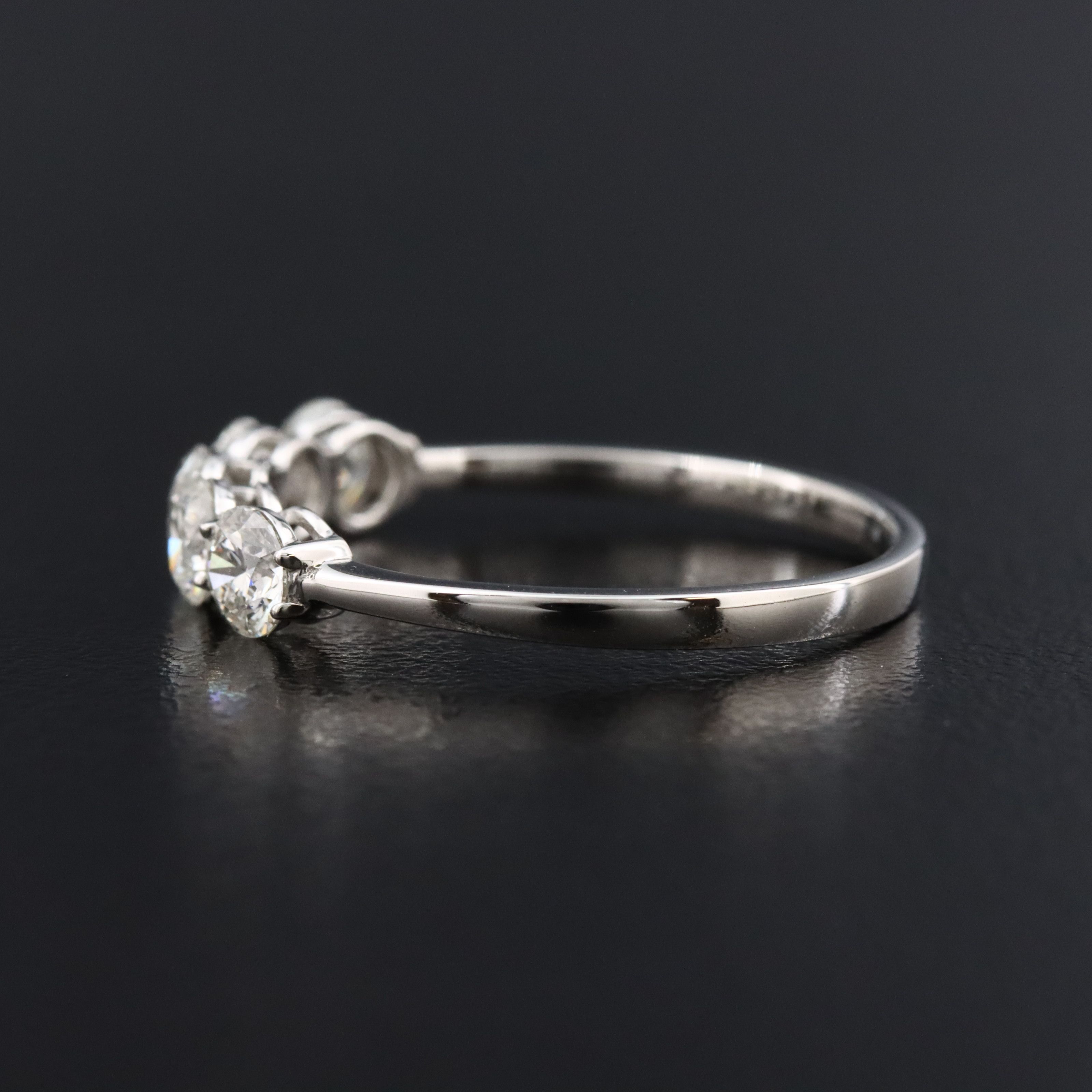 Platinum 0.93 CTW Diamond Ring