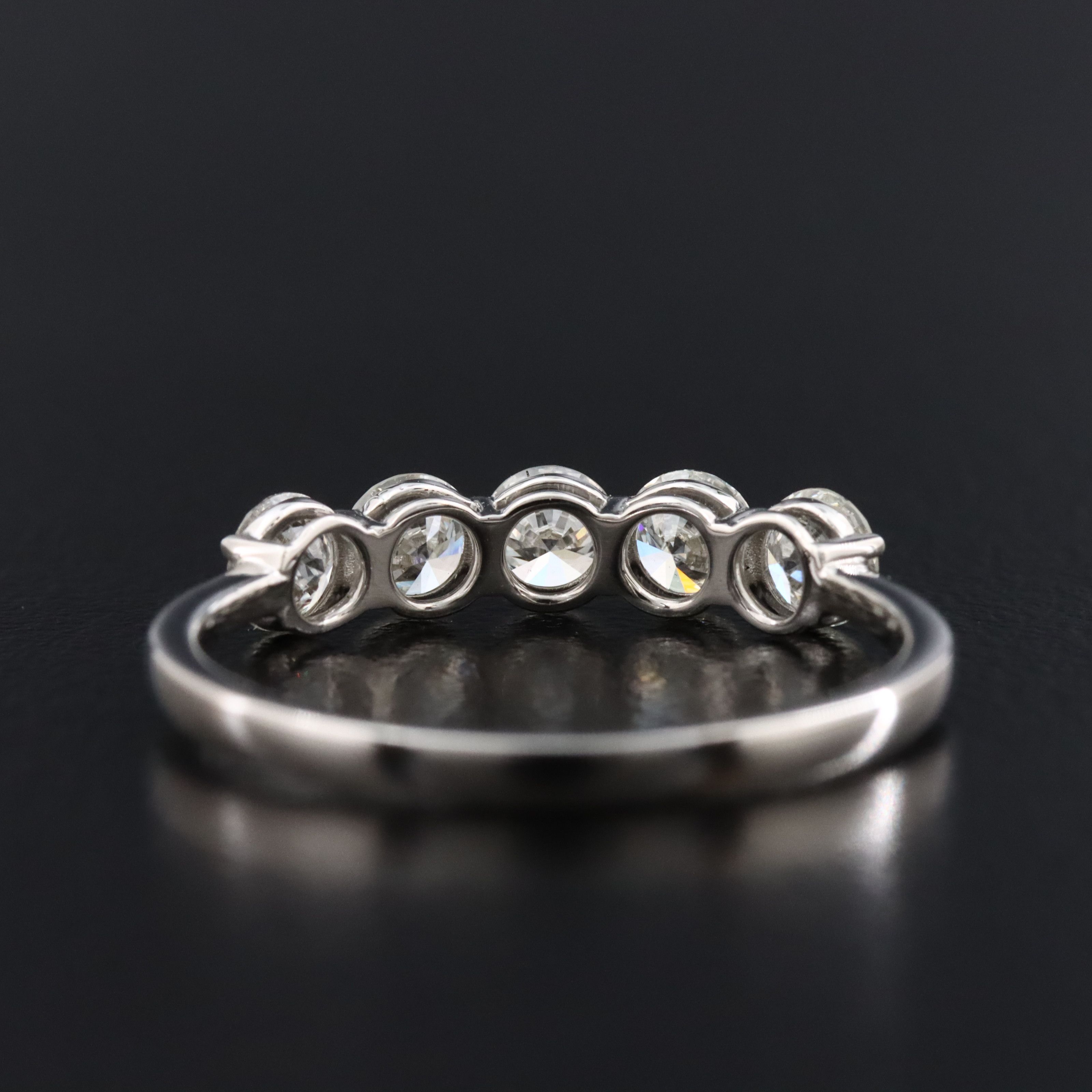 Platinum 0.93 CTW Diamond Ring